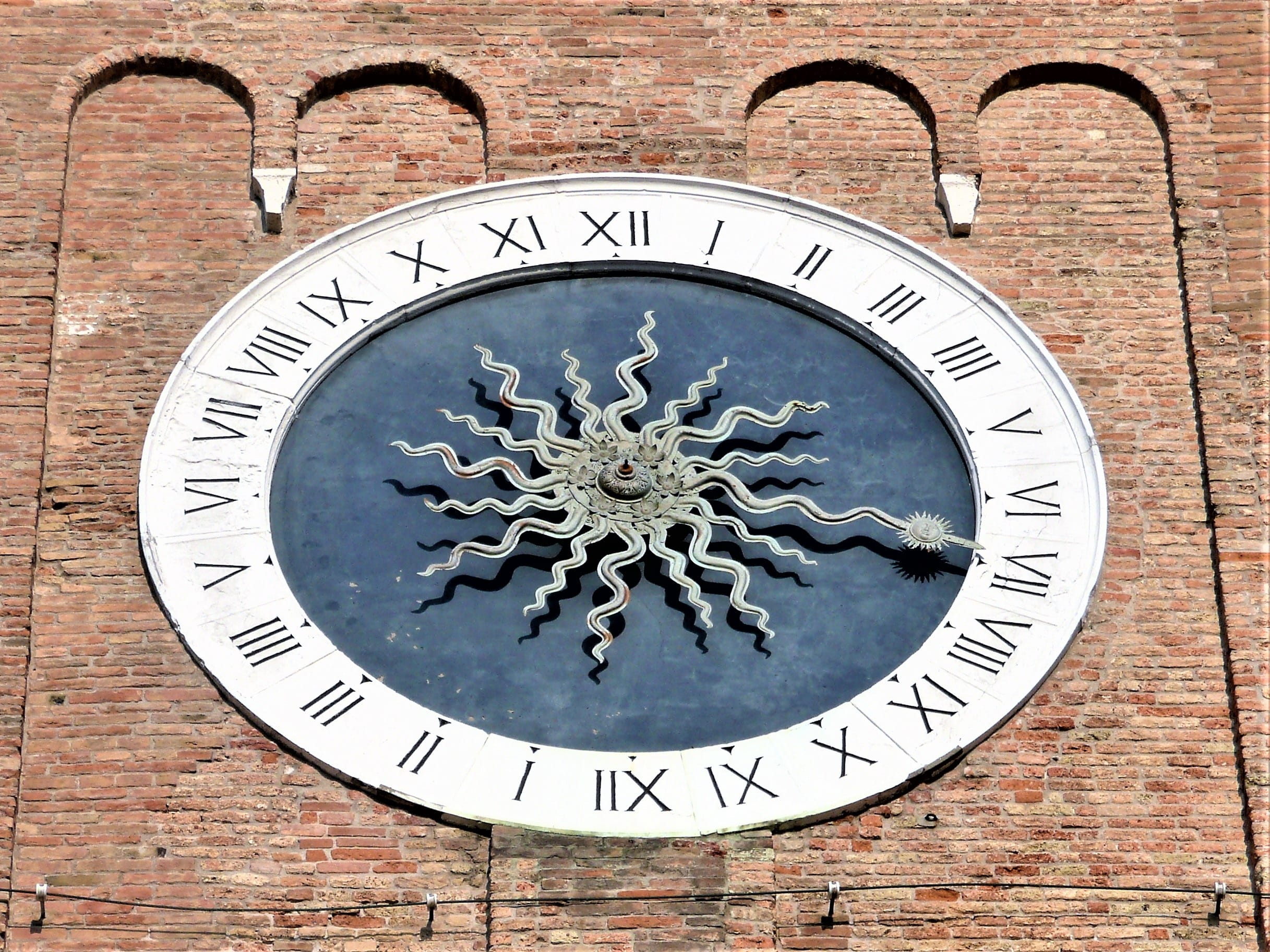 watch, antiquity, torre, middle ages, wall, no people, shape, walls, built structure, sun, fortification, old palace, geometric shape, veneto, old, architecture, HD Wallpaper