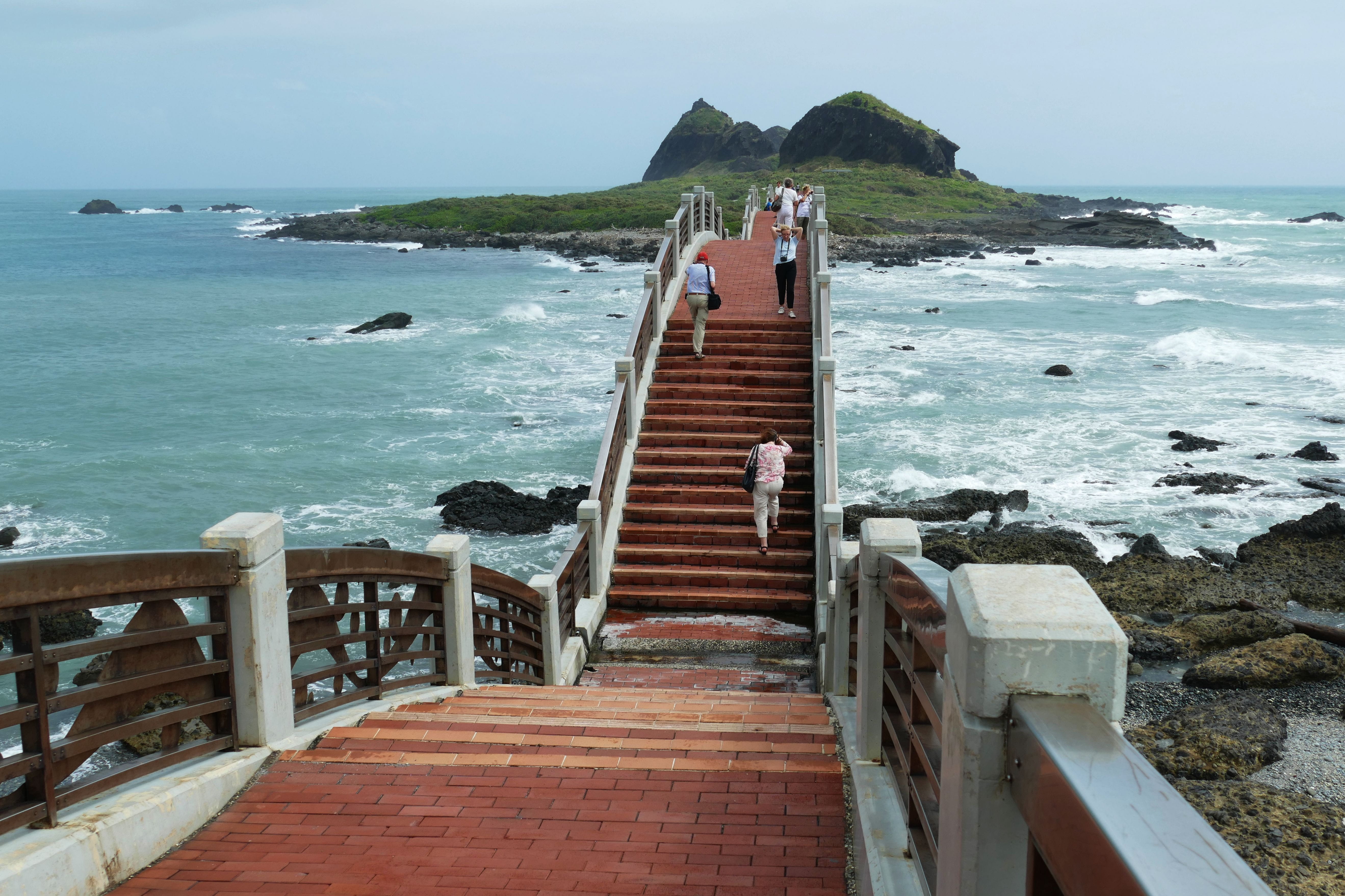 china, water, island, day, sky, pedestrian, nature, scenics - nature, no people, railing, bank, ocean, direction, 5K, beauty in nature, built structure, HD Wallpaper
