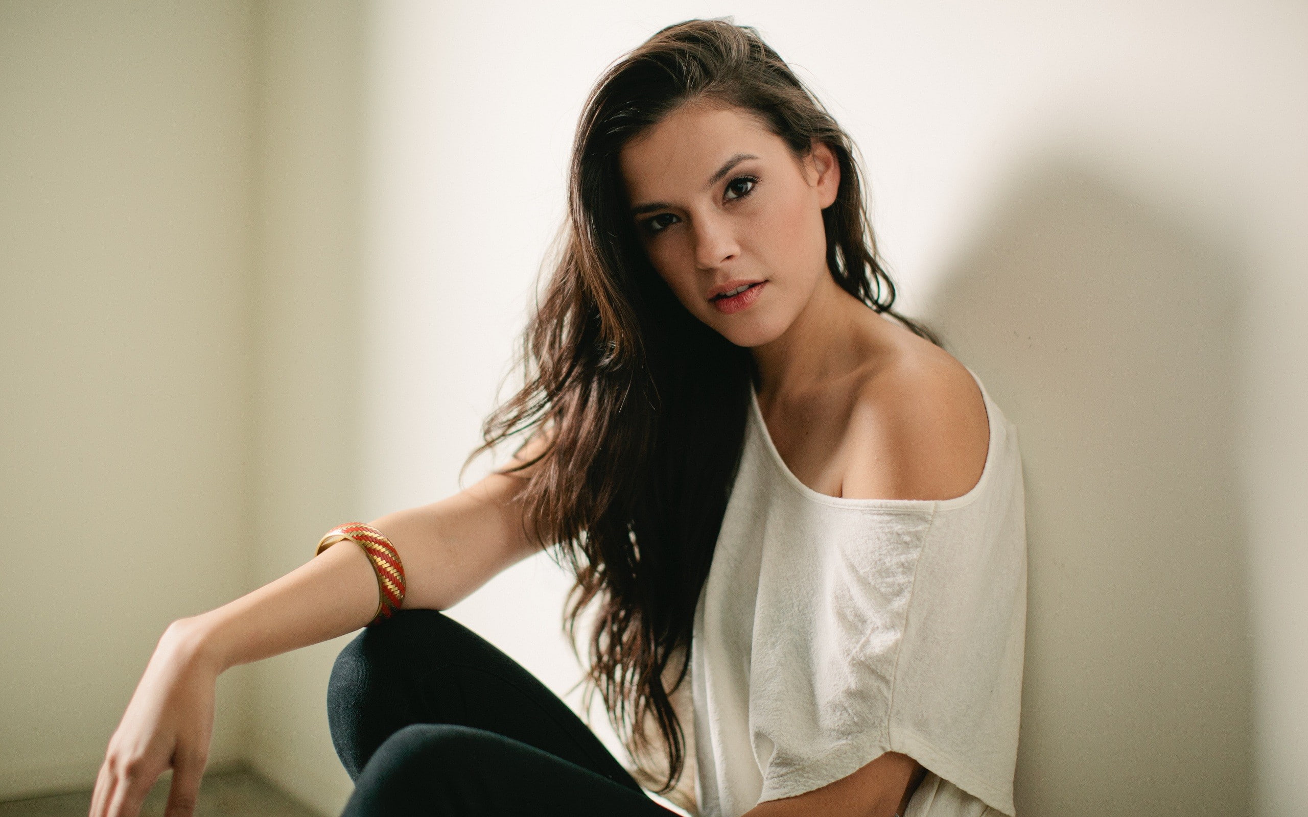 models, women, brunettes, pilar, 2K, alexandria, HD Wallpaper