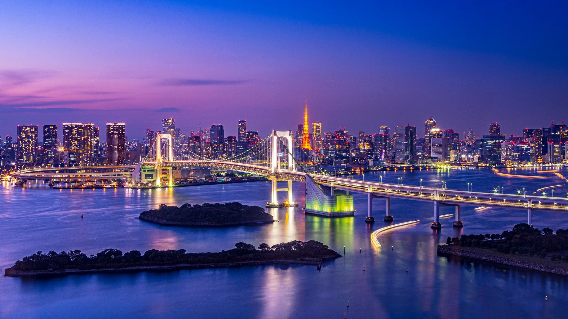 landmark, landscape, sky, residential district, metropolis, illuminated, no people, long exposure, japan, building exterior, asia, skyscraper, skyline, HD Wallpaper