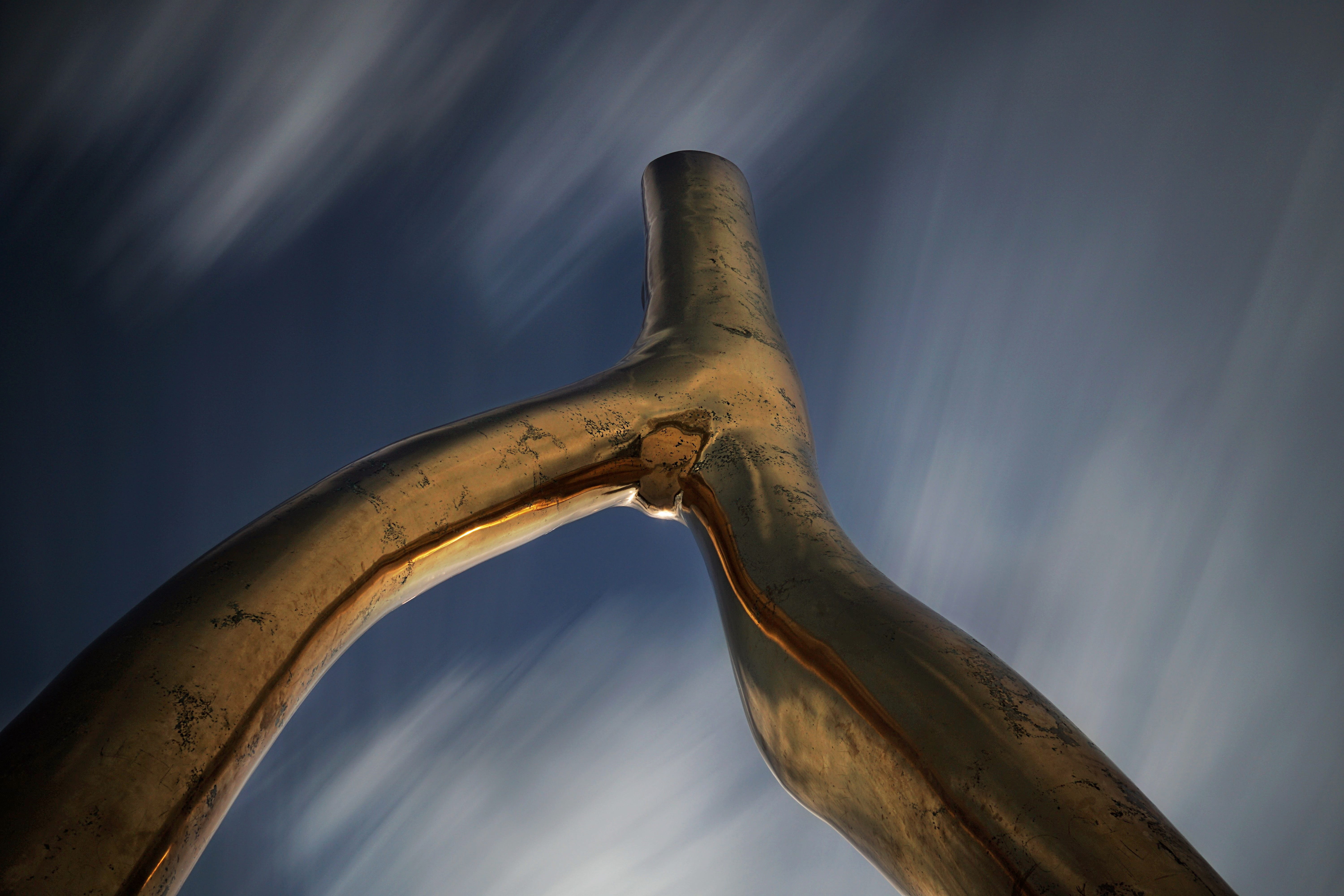 nature, metal, bregenz, shape, cloud - sky, pipe - tube, lake stage, music, austria, art, branch, fountain, wood - material, trunk, design, single object, HD Wallpaper