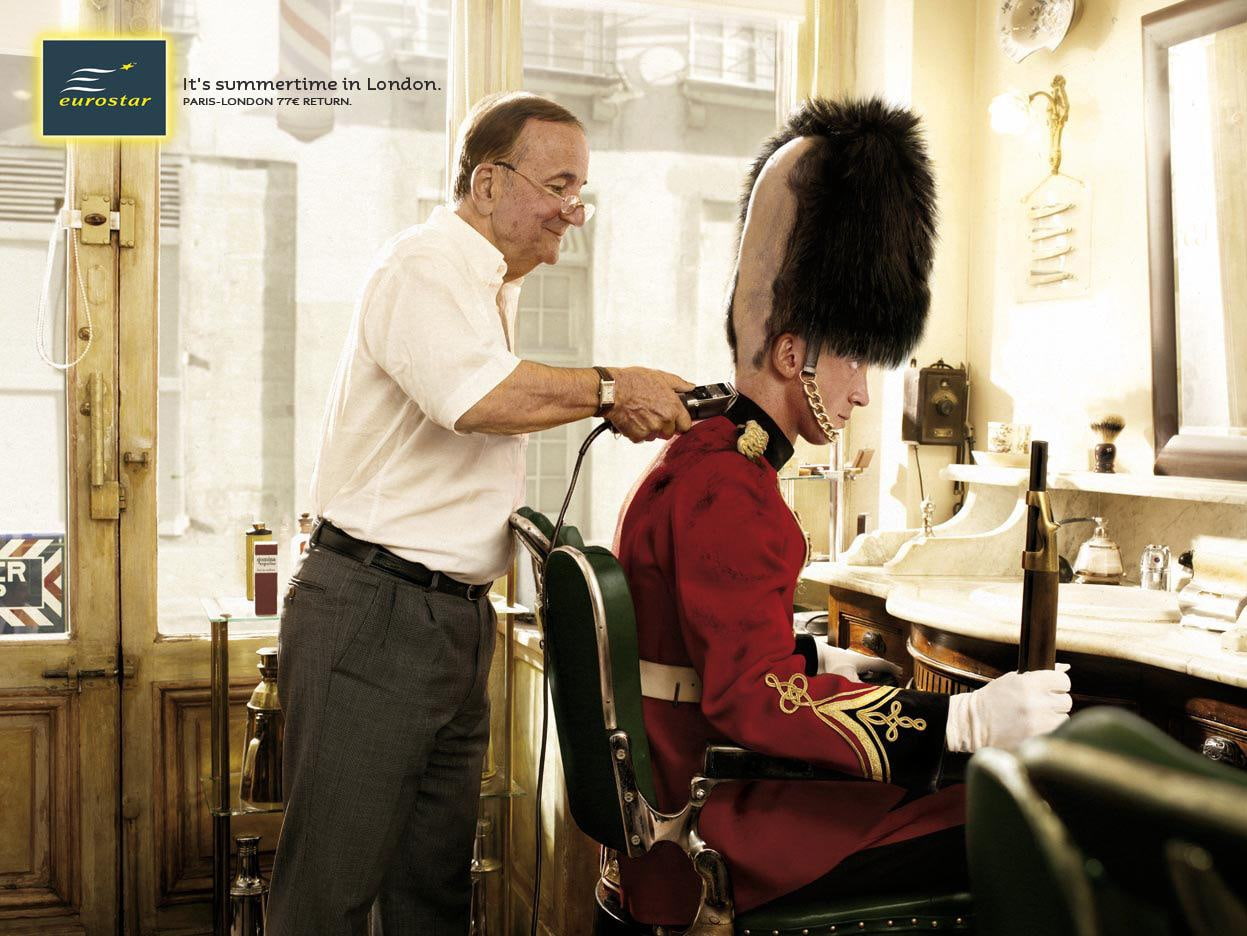 shave, 480P, barbers, britain, entertainment, art, x, soldiers, funny, english, hd, HD Wallpaper