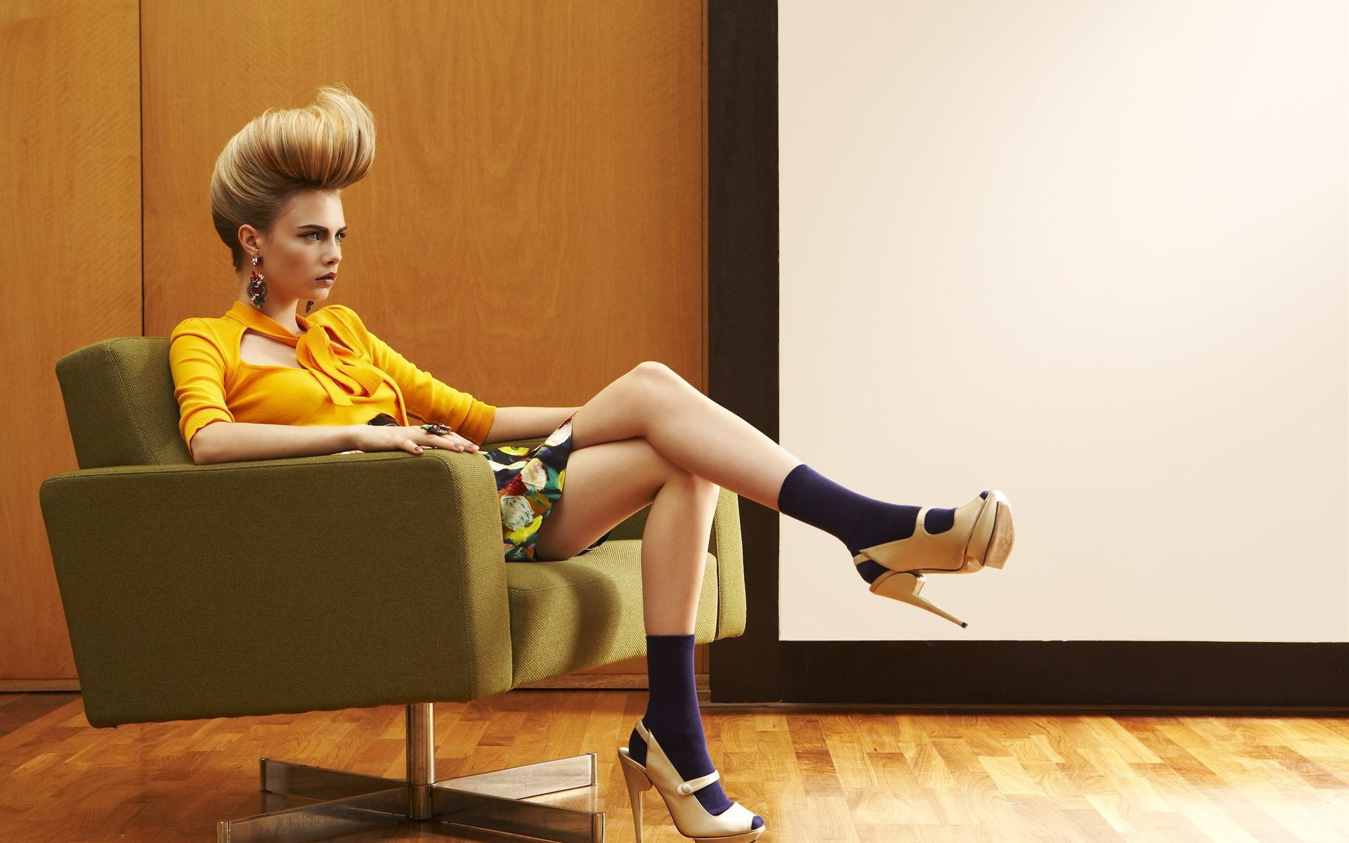 1080P, model, Cara Delevingne, Britain, HD Wallpaper