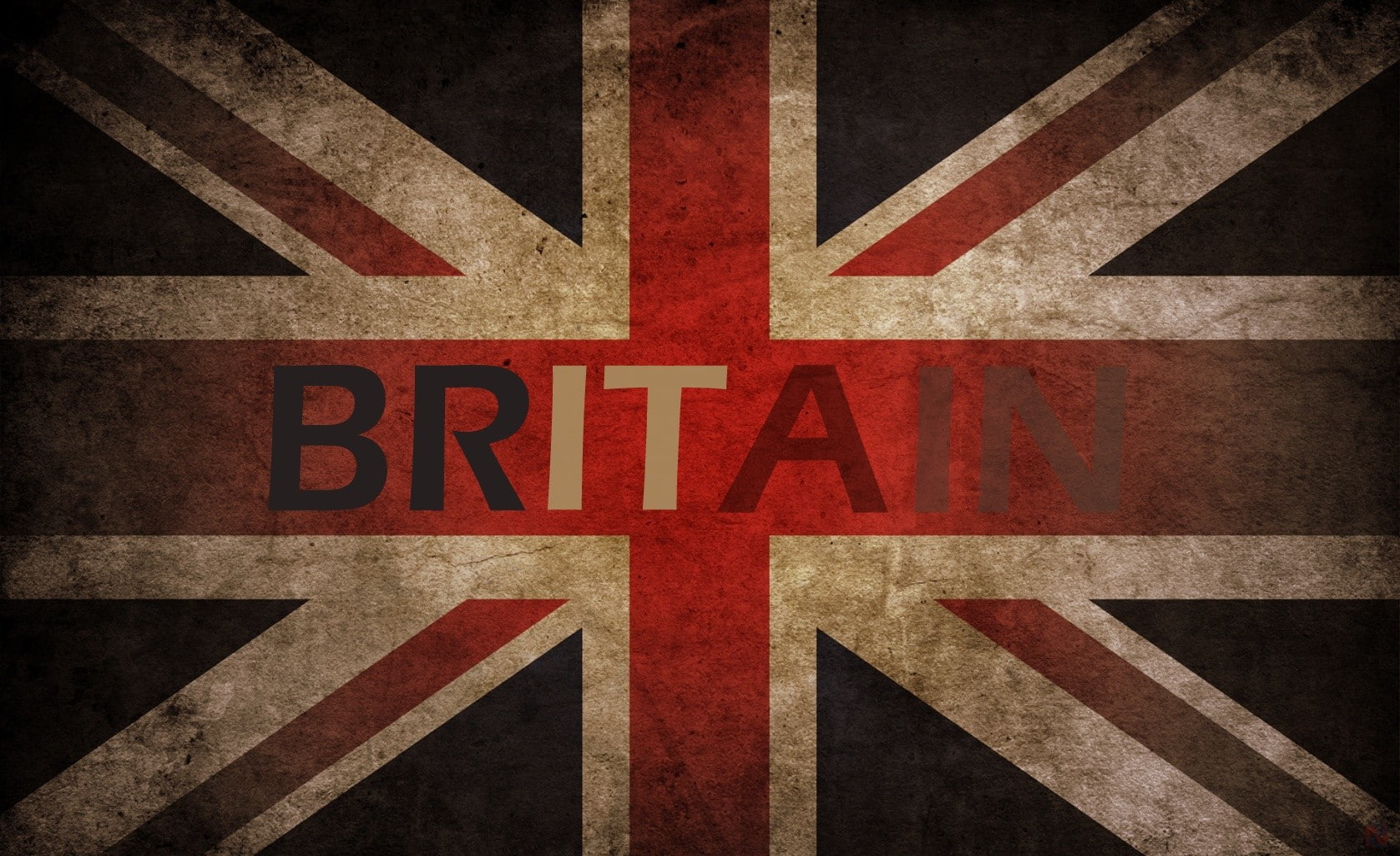 Flag, The Island, cross, digital art, UK, 720P, Typography, Battle Of Britain, HD Wallpaper