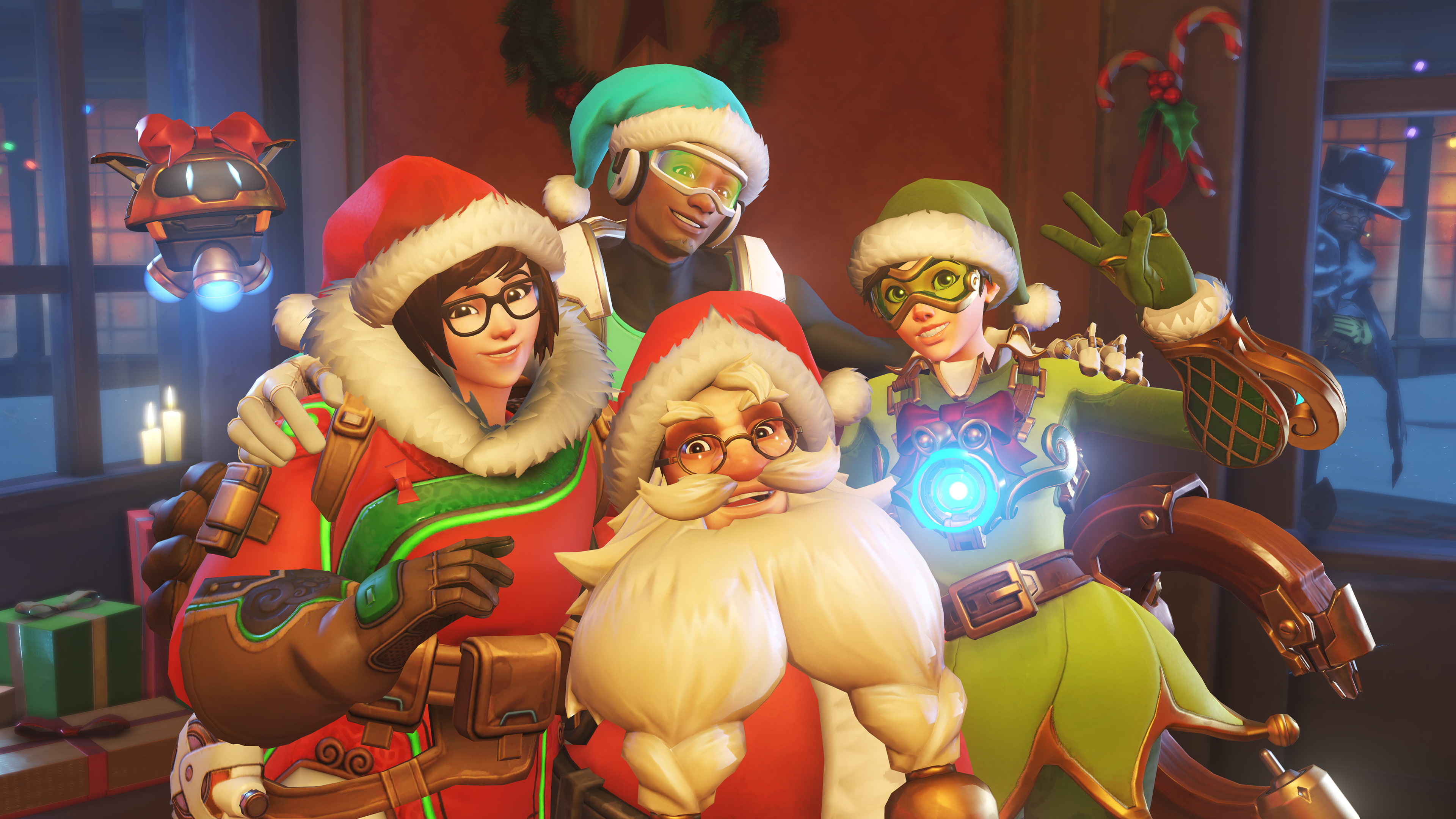4K, 4K, Overwatch, Winter Wonderland, HD Wallpaper