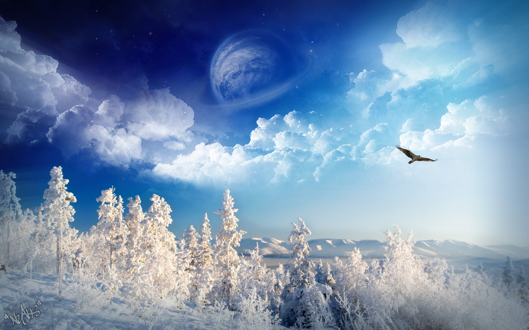 720P, wonderl, winter, wonderland, HD Wallpaper