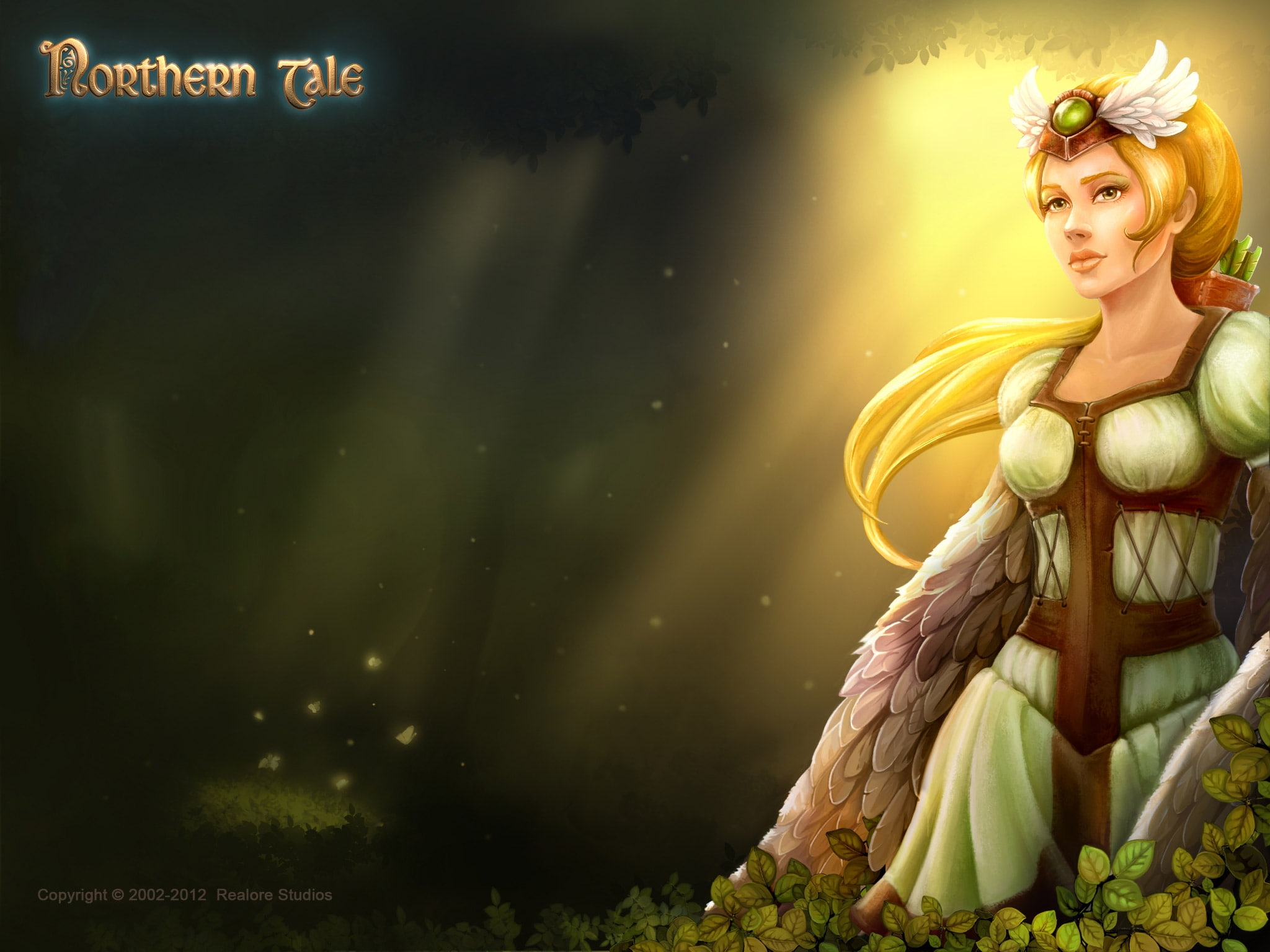 blonde, northern tale, north, vikings, 1080P, tales, girl, summer, fantasy, HD Wallpaper