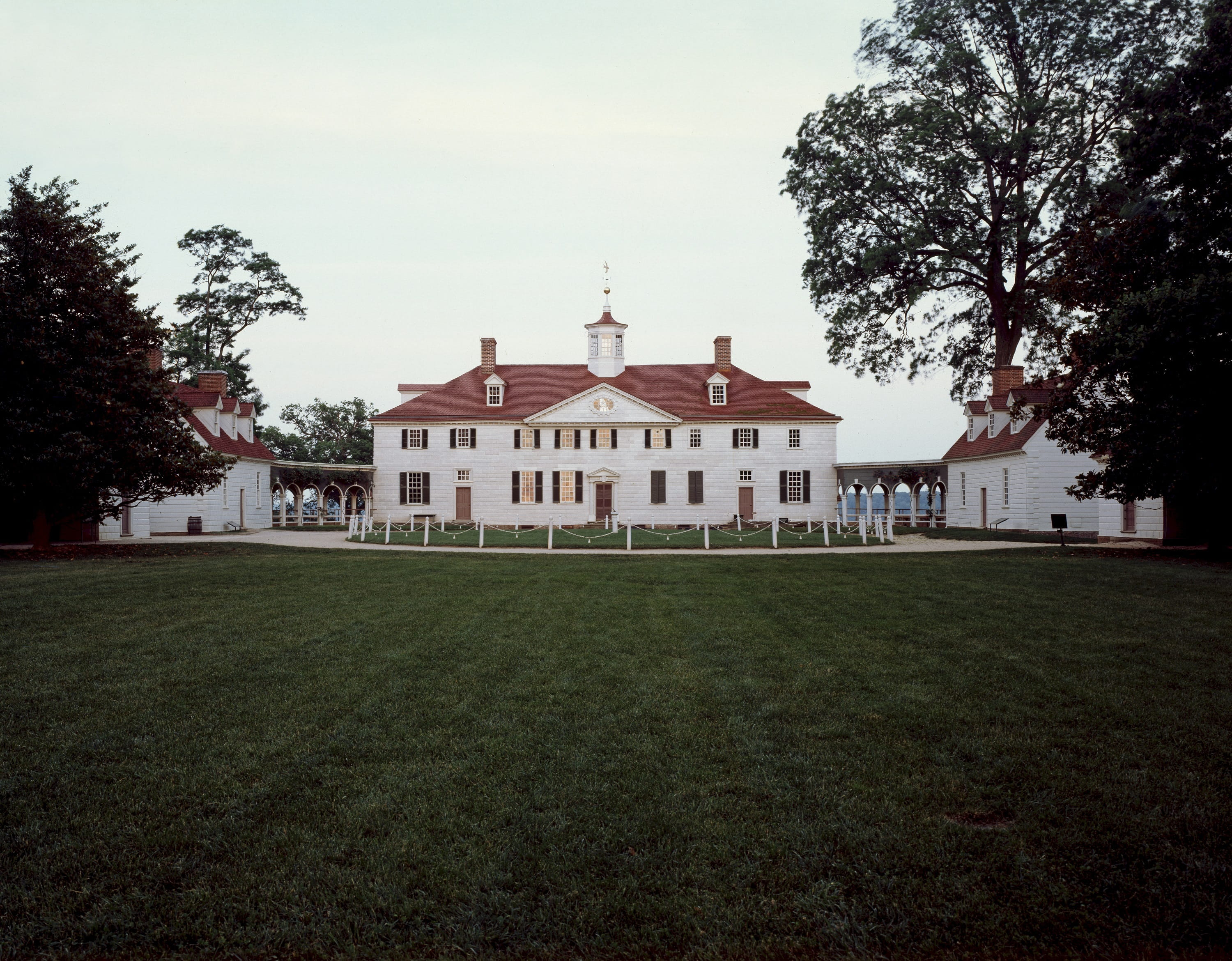 place of worship, heritage, usa, potomac river, green color, outdoors, martha, plant, residence, president, nature, house, george washington, virginia, HD Wallpaper