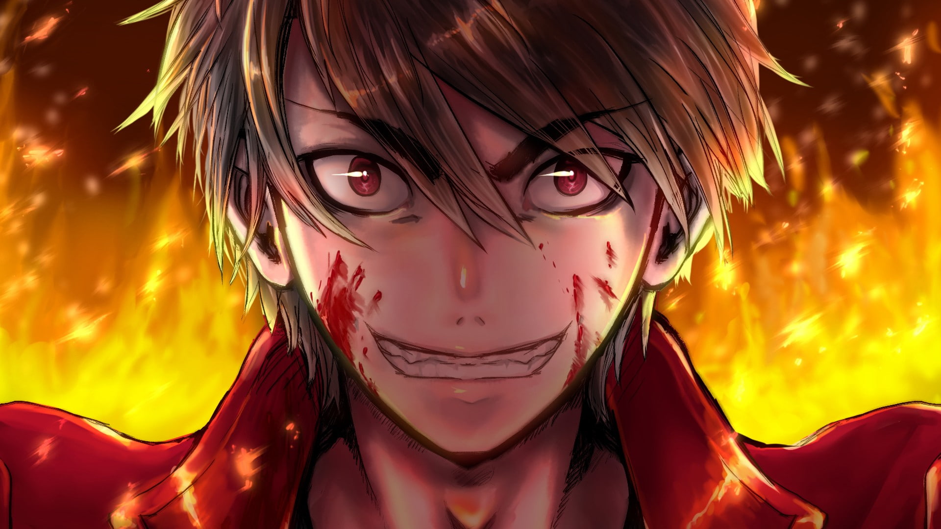 warrior, fantasy art, 1080P, blood, Drifters, HD Wallpaper