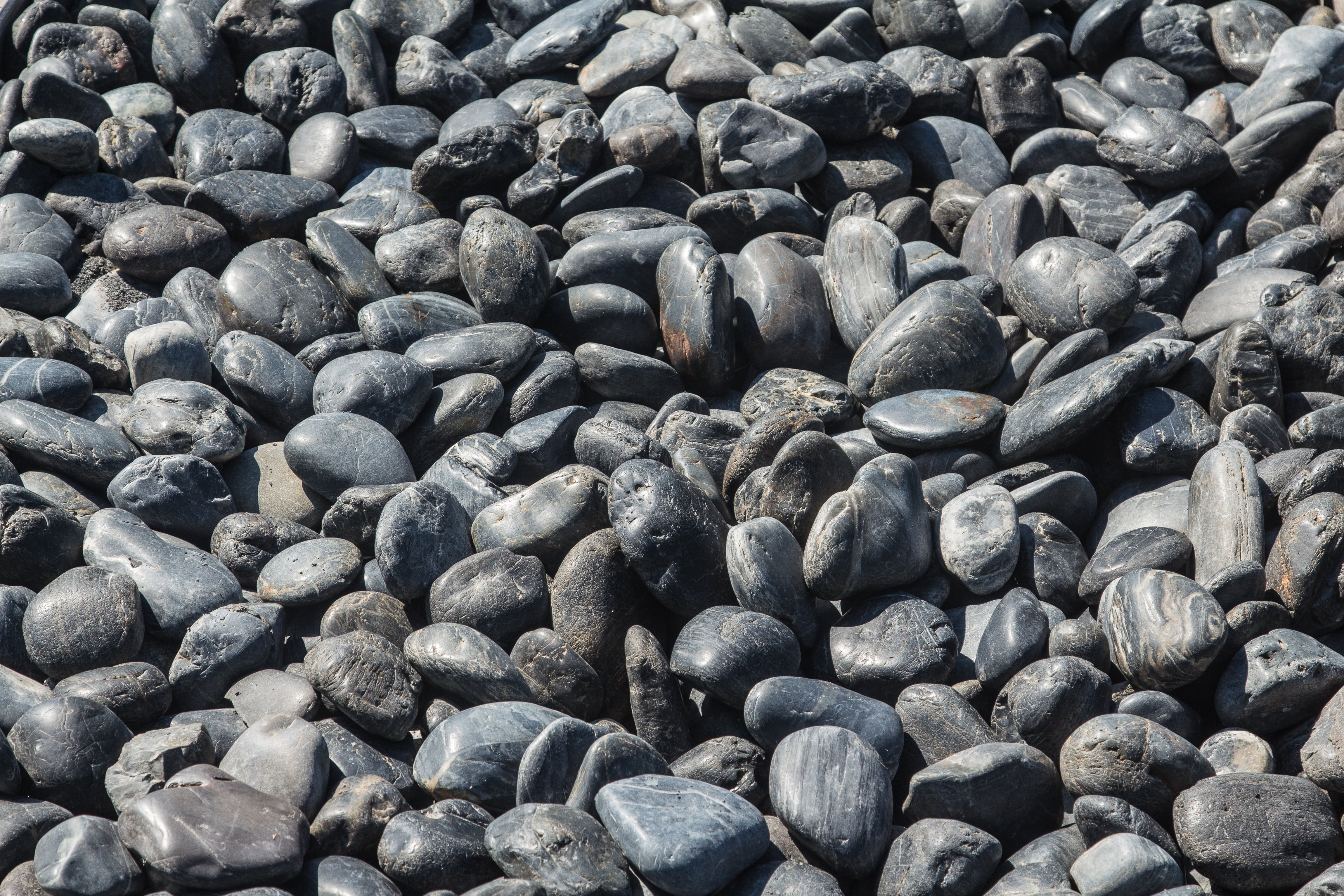 large group of objects, sunlight, backgrounds, high angle view, abundance, nature, stone, heap, textured, rock - object, pebble, stones, rock, background, HD Wallpaper