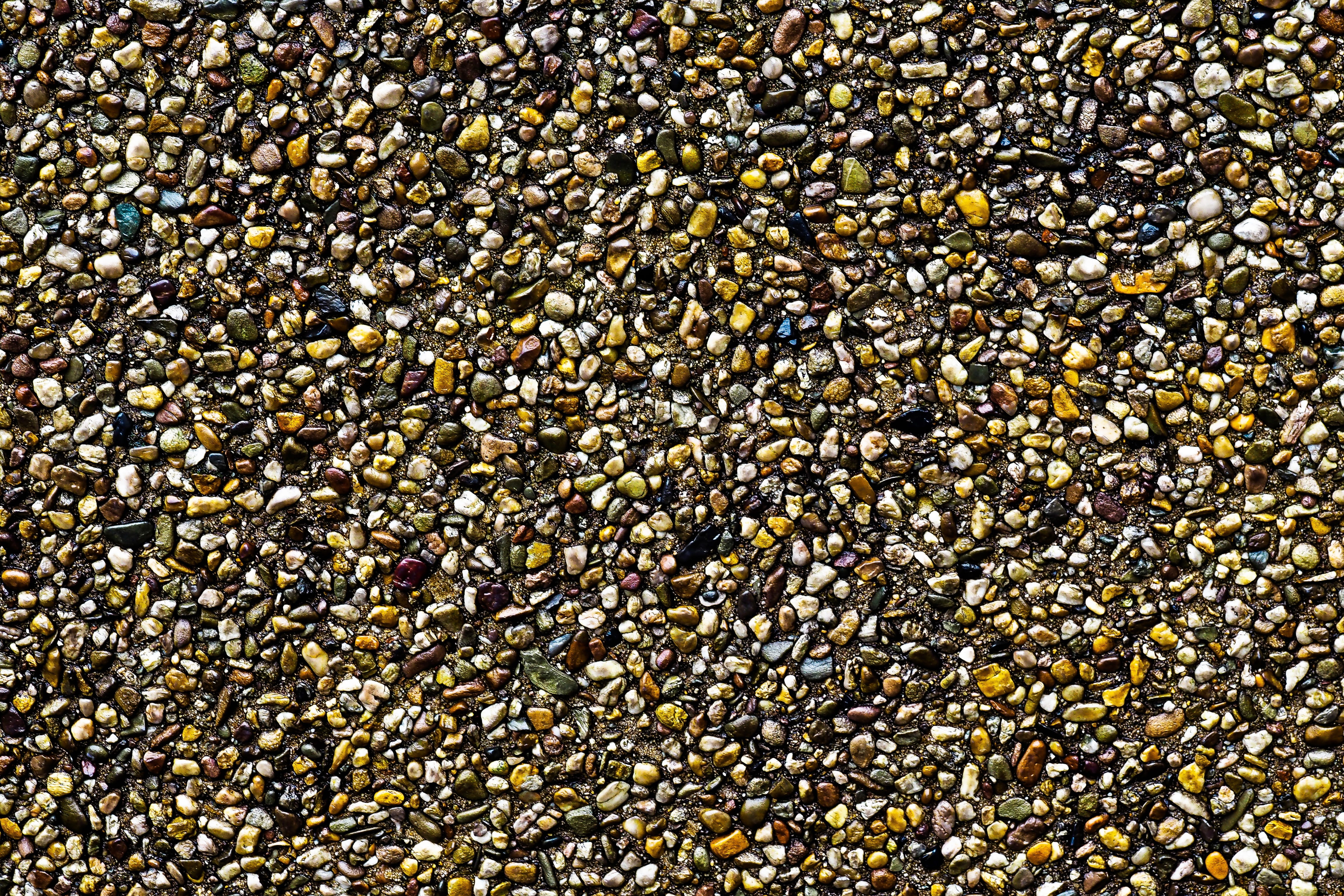 steinig, solid, wash concrete, close-up, stone - object, abundance, plump, still life, pebble, textured effect, brown, stones, texture, structure, gravel, HD Wallpaper