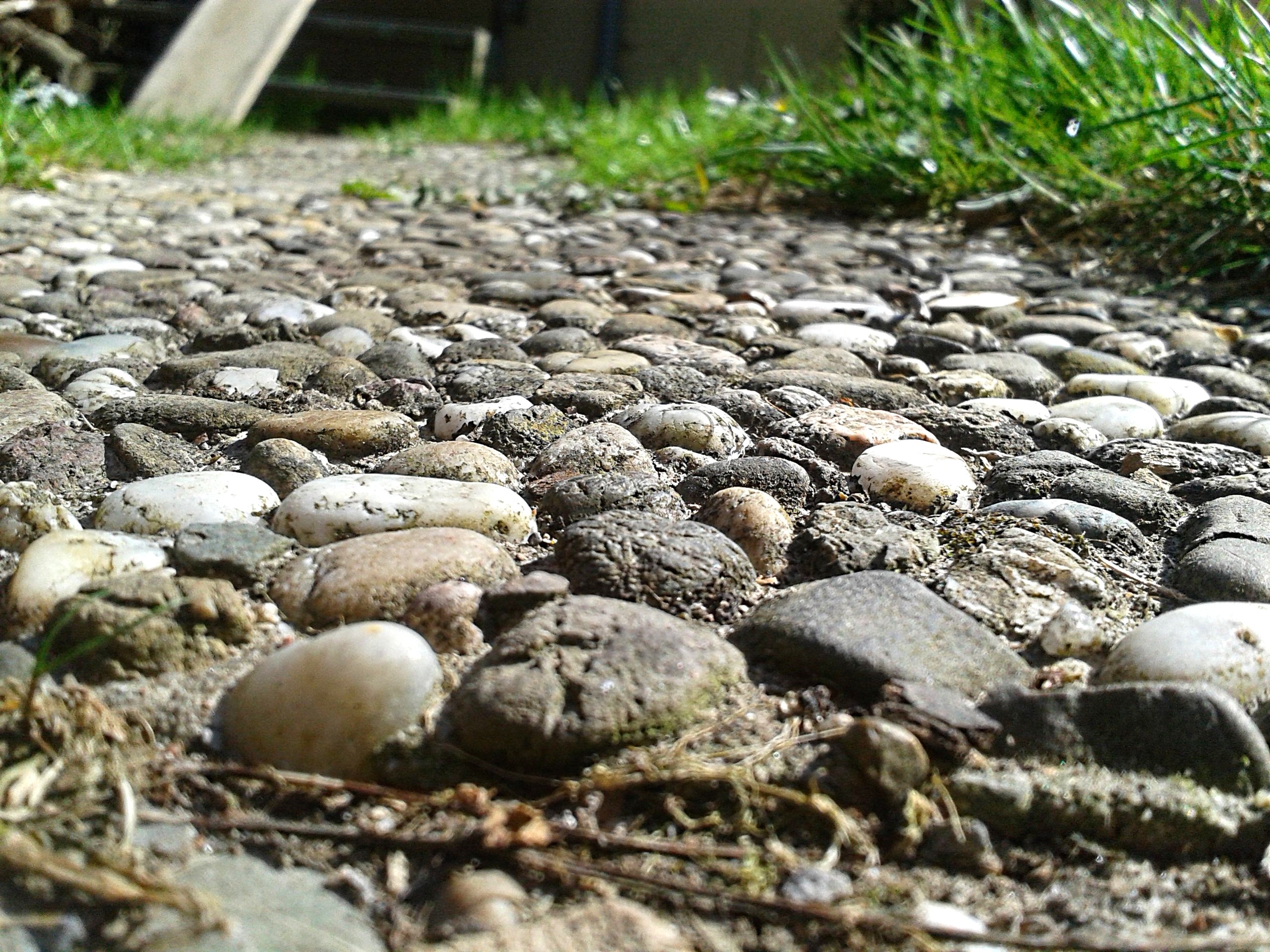 stone, ground, pebble, sunlight, ramp, garden, solid, field, away, day, rock, large group of objects, stone - object, selective focus, 2K, textured, rush, HD Wallpaper