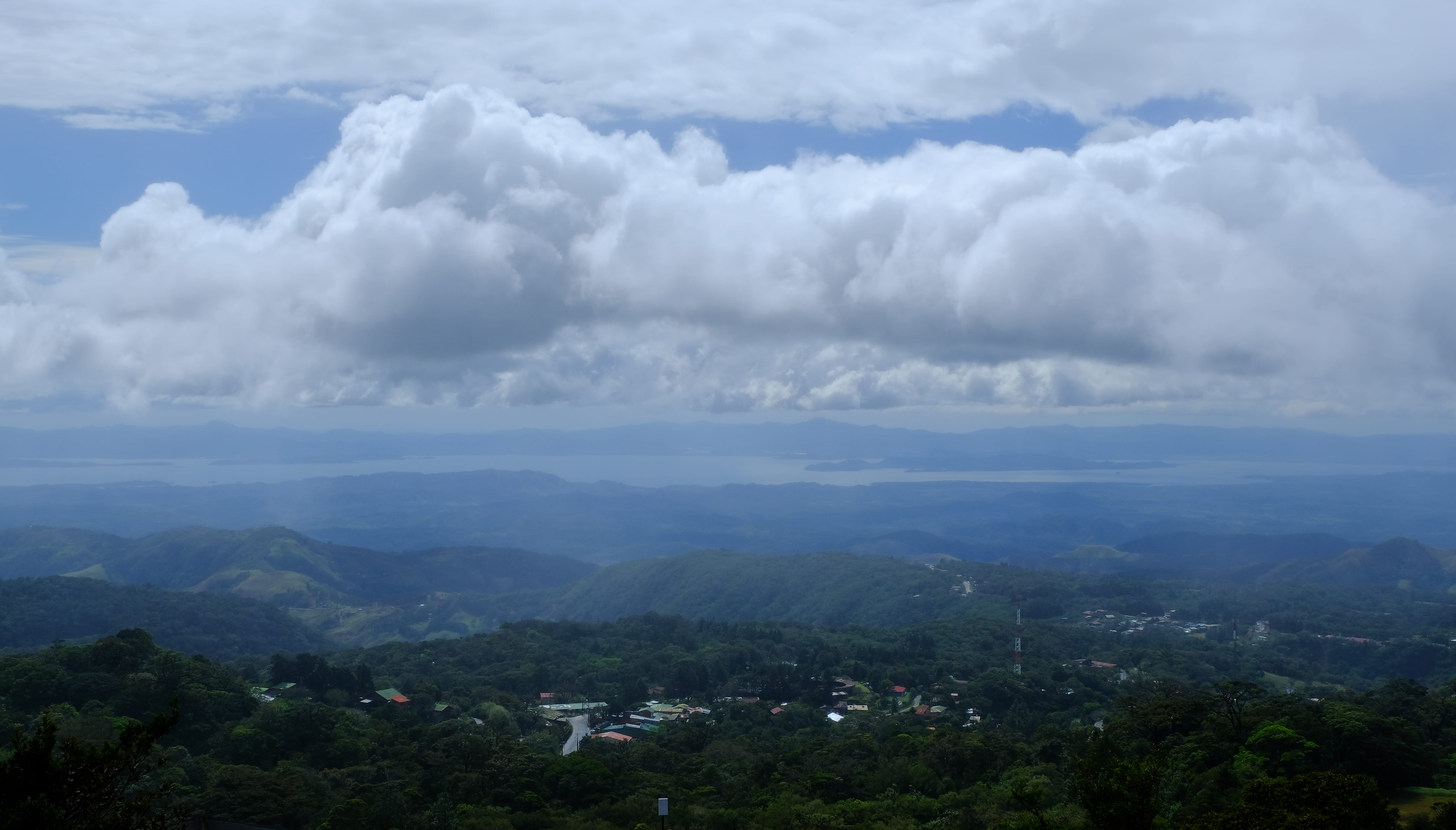 view, cloud, fod, no people, outdoors, beauty in nature, high angle view, monteverde, day, tranquility, scenics - nature, architecture, landscape, nature, HD Wallpaper