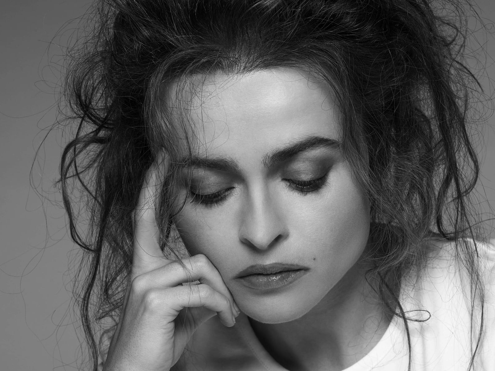 helena, sadness, elegance, beautiful woman, eyes closed, real people, beautiful, perfection, depression - sadness, cute, women, contemplation, fashion, HD Wallpaper
