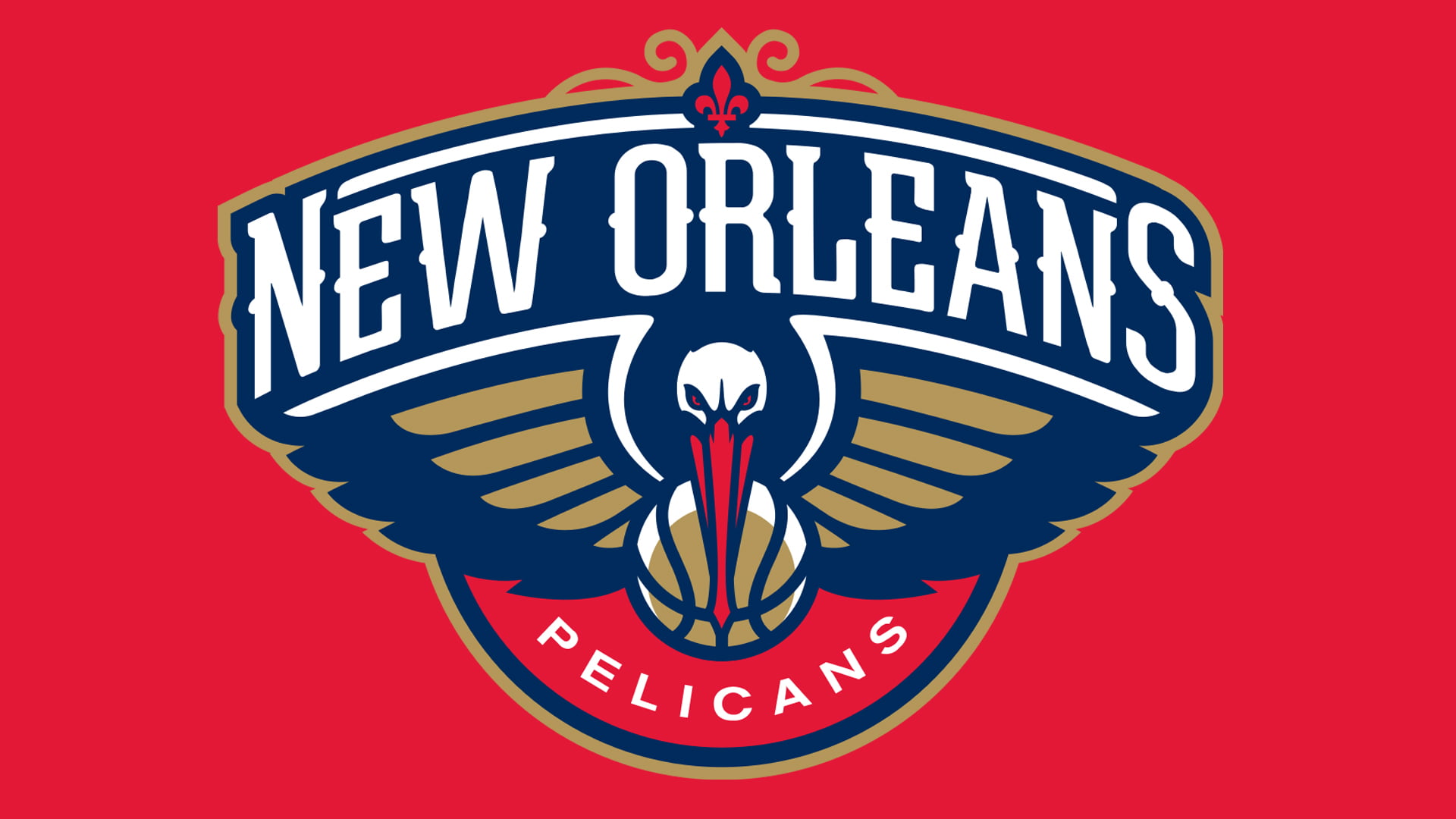 New Orleans Pelicans, 1080P, Logo, Basketball, NBA, HD Wallpaper