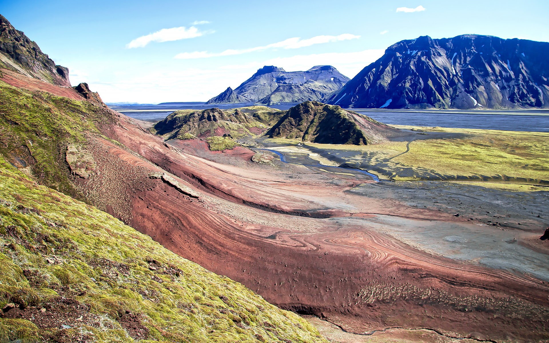 landscape, 1080P, mountains, Iceland, HD Wallpaper