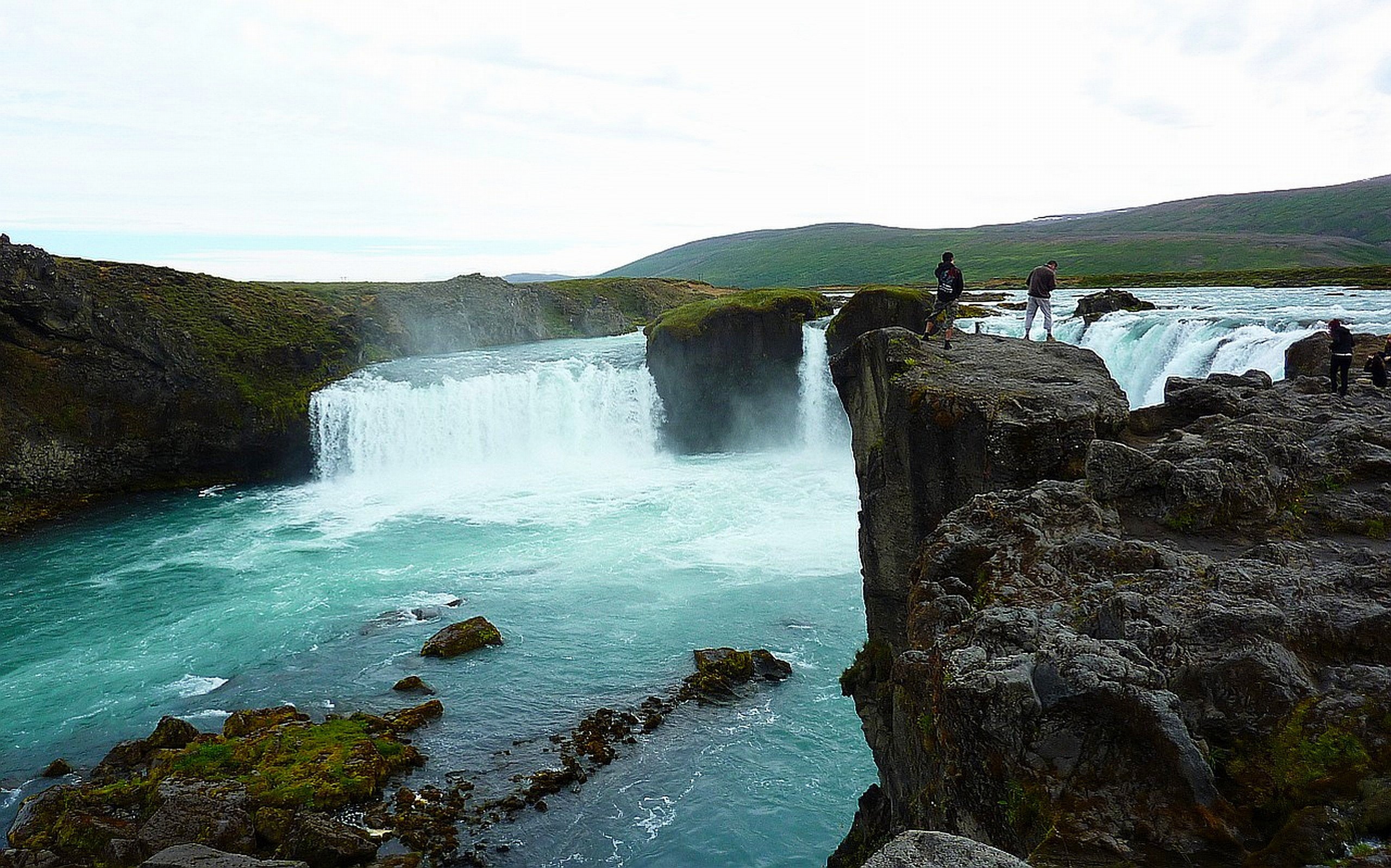 godafoss, artania, 2K, iceland, HD Wallpaper