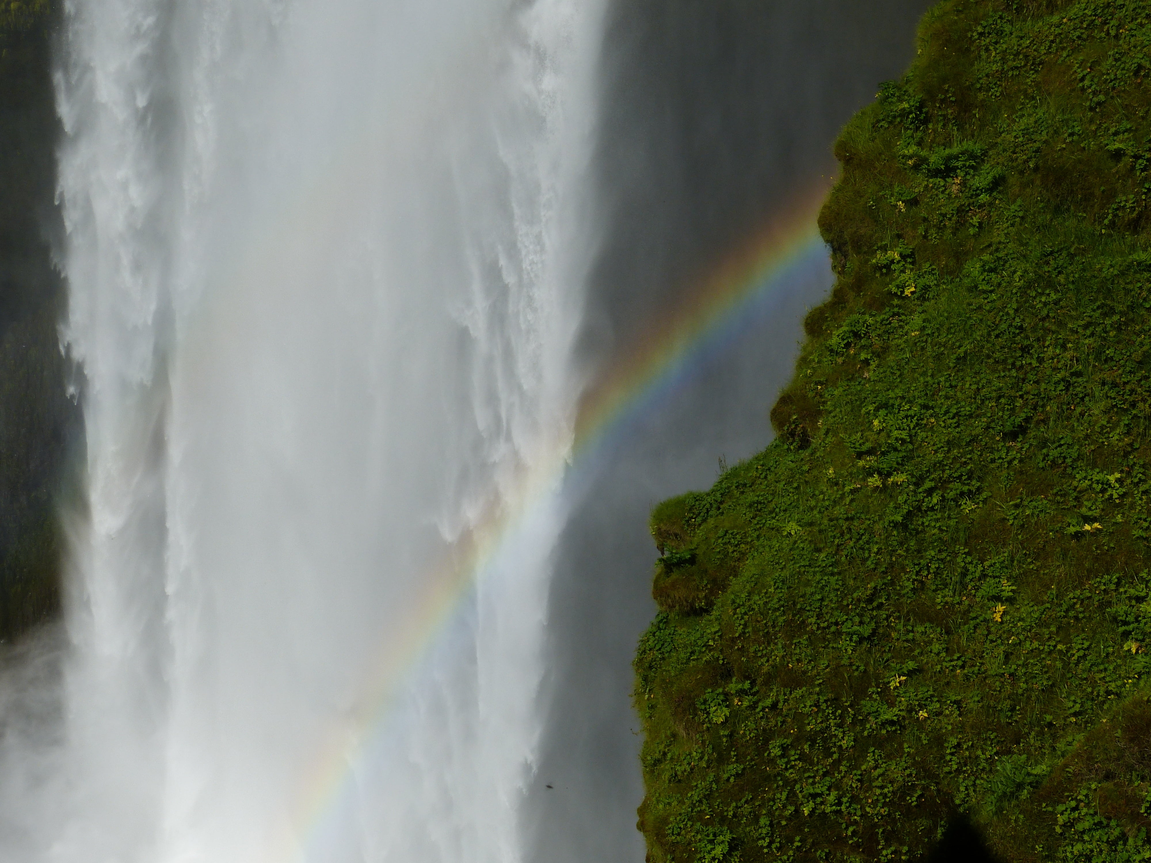 nature, no people, impressive, plant, sea, flowing water, scenics, environment, rainbow, river, land, waterfall, 4K, outdoors, flowing, long exposure, HD Wallpaper