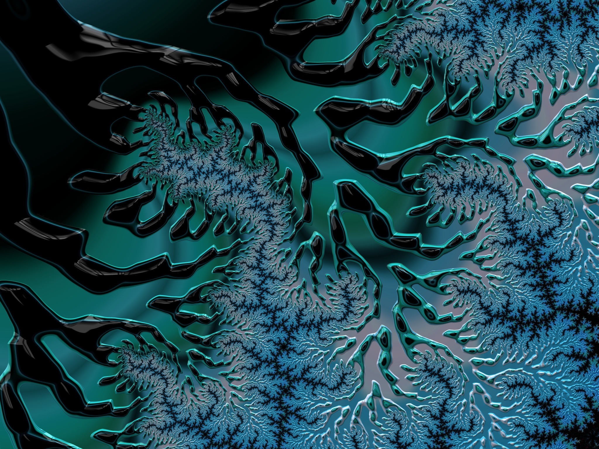 close-up, river, 1080P, blue, pattern, tree, high angle view, green, water, full frame, nature, creative, still life, style, green color, abstract, artistic, HD Wallpaper