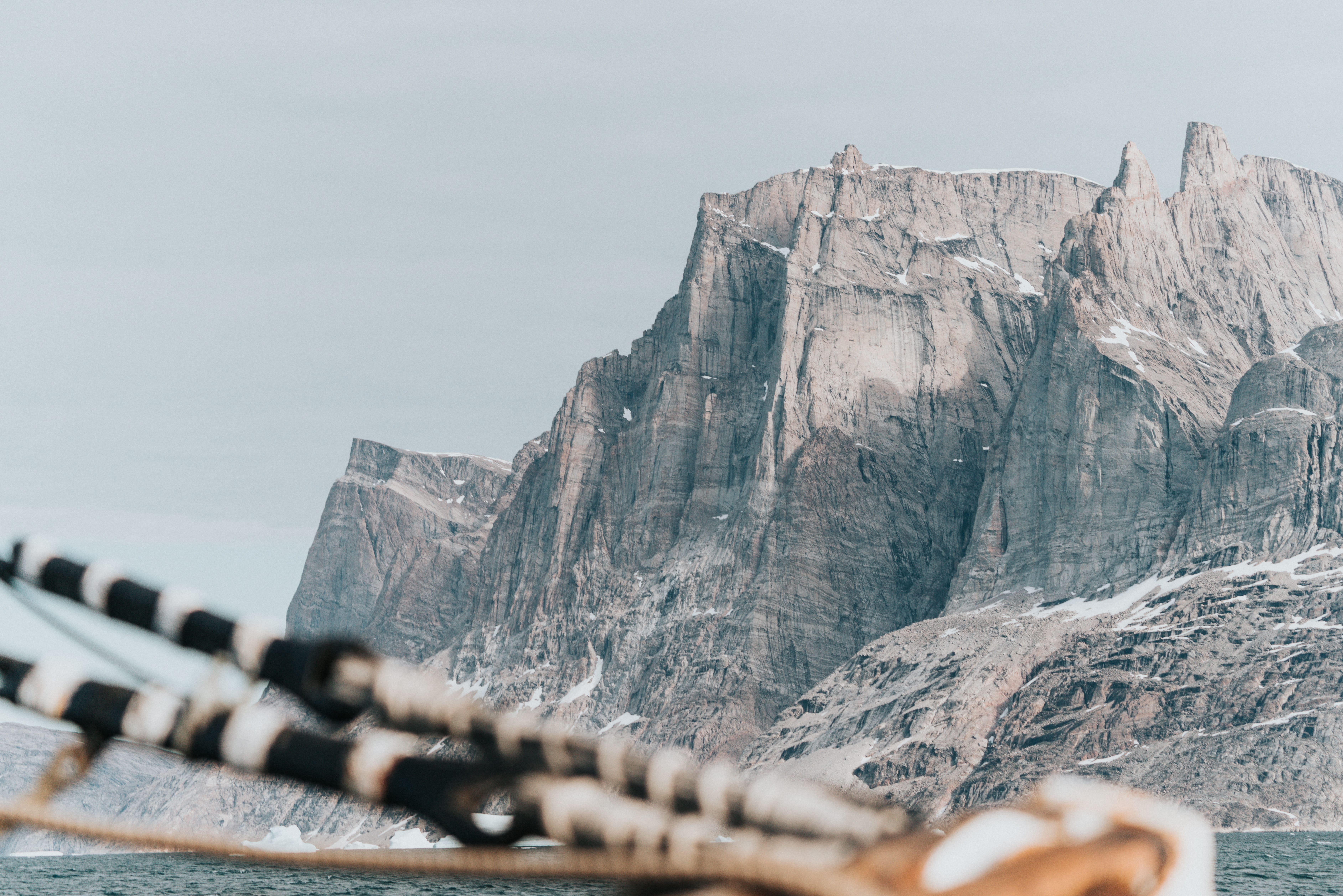 mesa, scenics - nature, mountains, rock, cliff, solid, tower, sky, rocky mountains, day, wire, metal, ice, flagstone, animal, photography, selective focus, HD Wallpaper
