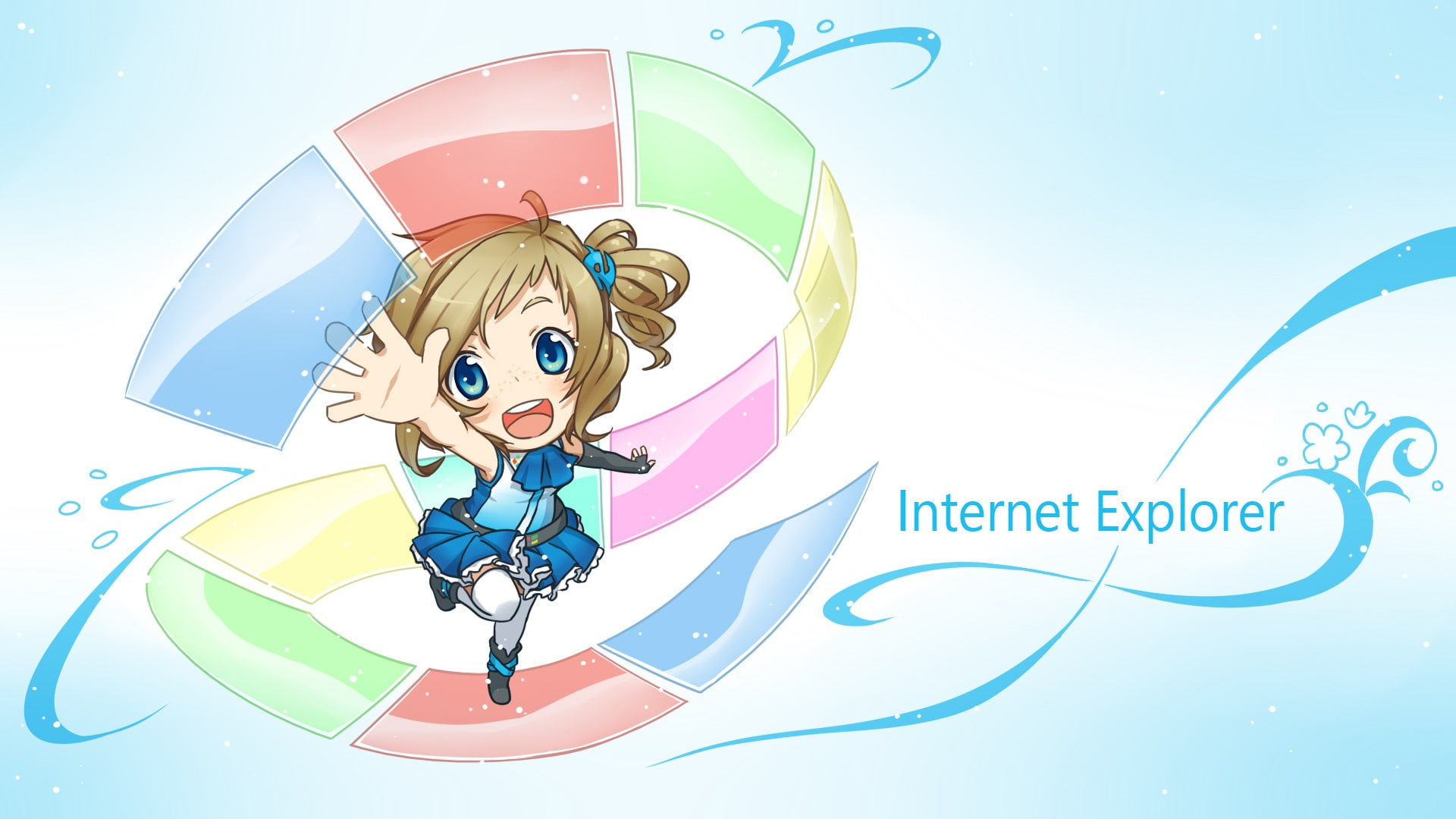 internet, waha, microsoft, 1080P, explorer, aizawa, os tan, inori, HD Wallpaper