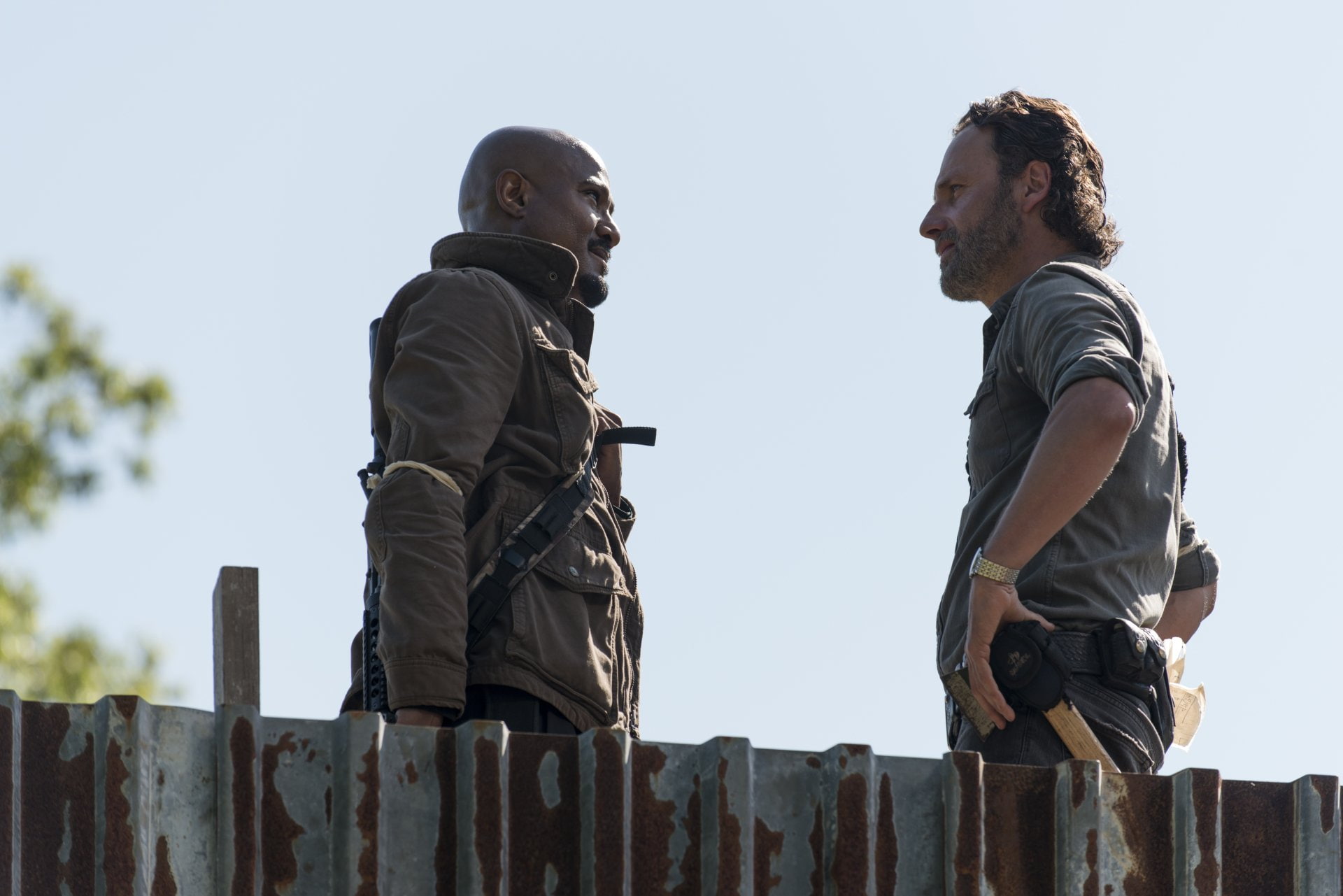 Andrew Lincoln, 1080P, Seth Gilliam, The Walking Dead, Gabriel Stokes, TV Show, Rick Grimes, HD Wallpaper