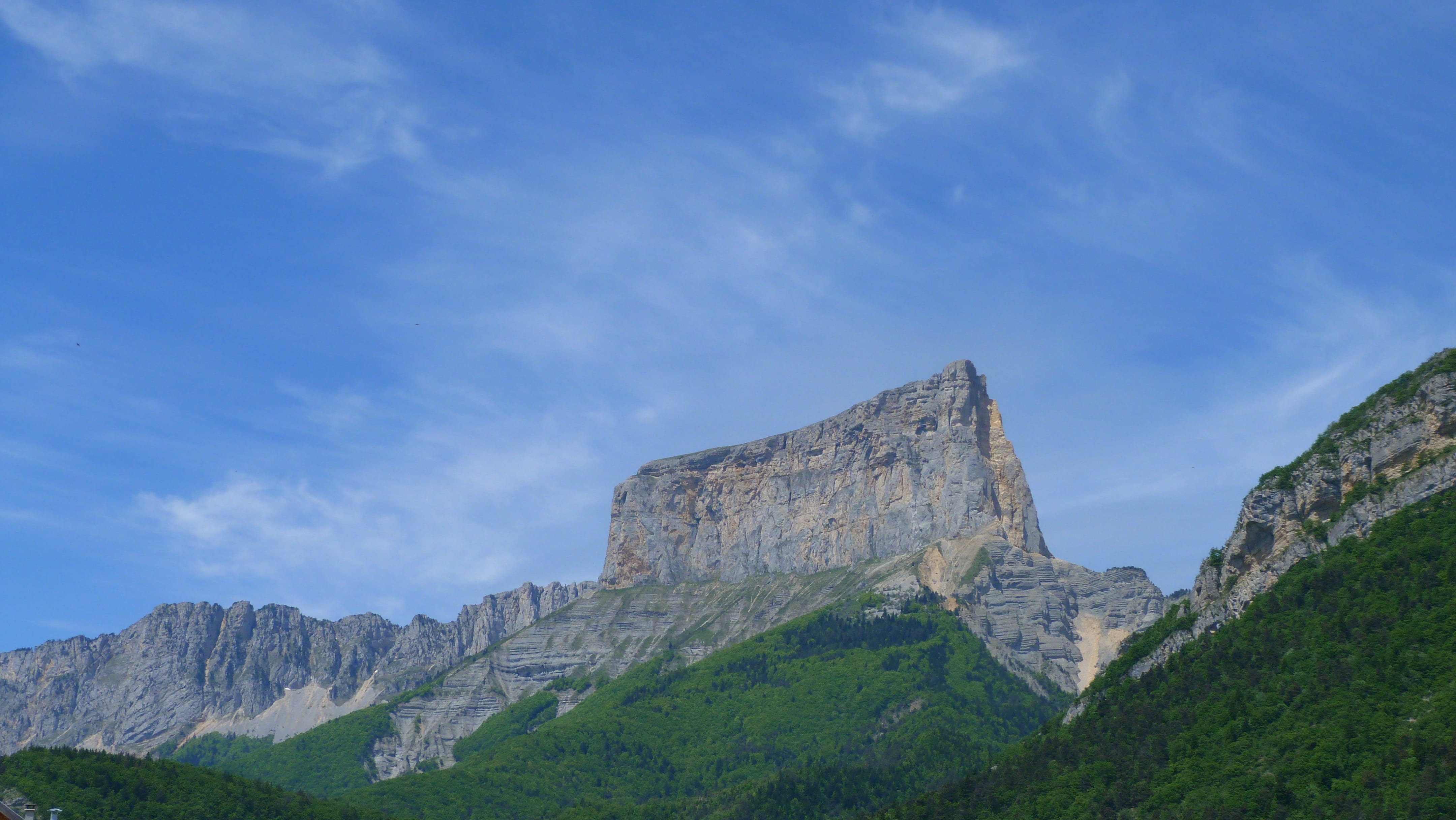 Landscape, blue, 4K, Needle, non-urban scene, alps, Nature, tranquil scene, low angle view, beauty in nature, no People, land, Mount, via ferrata, rock, HD Wallpaper