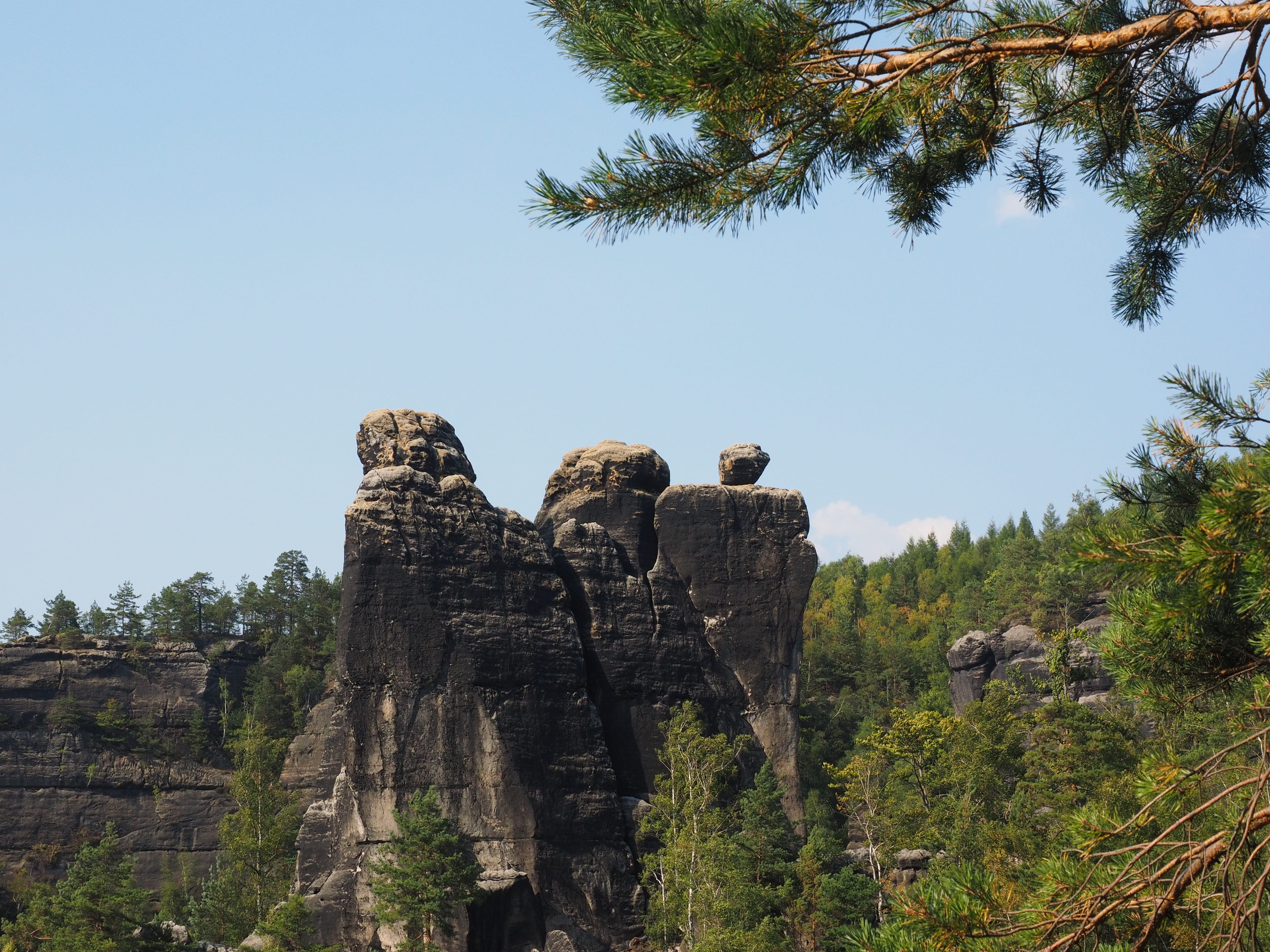 rohnspitze, landscape, sky, no people, tree, growth, tourism, tranquil scene, hiking, hike, plant, beauty in nature, rock, domwächter, travel, stone formation, HD Wallpaper