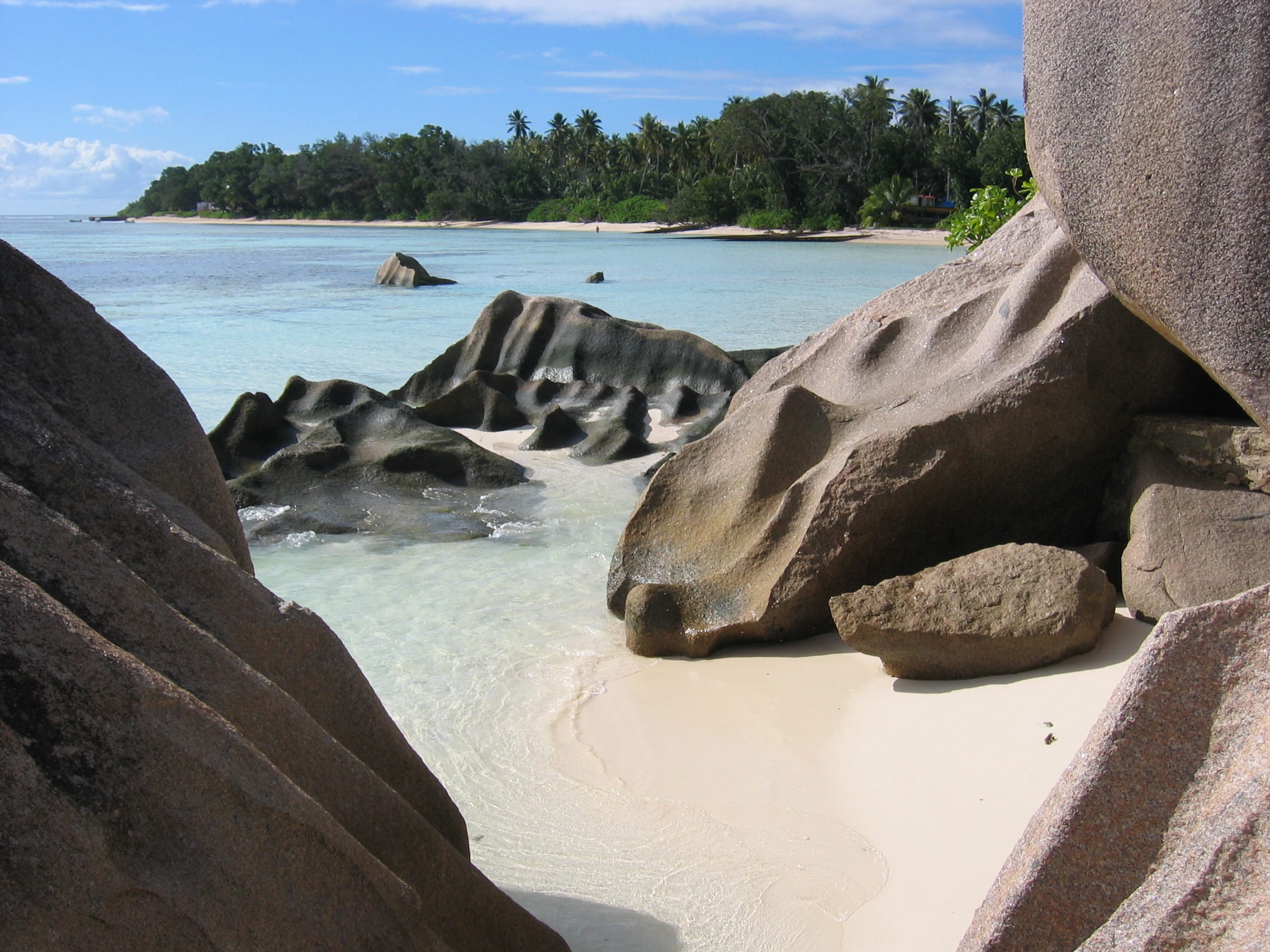 no people, sunlight, rock formation, eroded, rock, tranquil scene, tree, beauty in nature, land, bank, coast, day, water, solid, outdoors, scenics - nature, HD Wallpaper