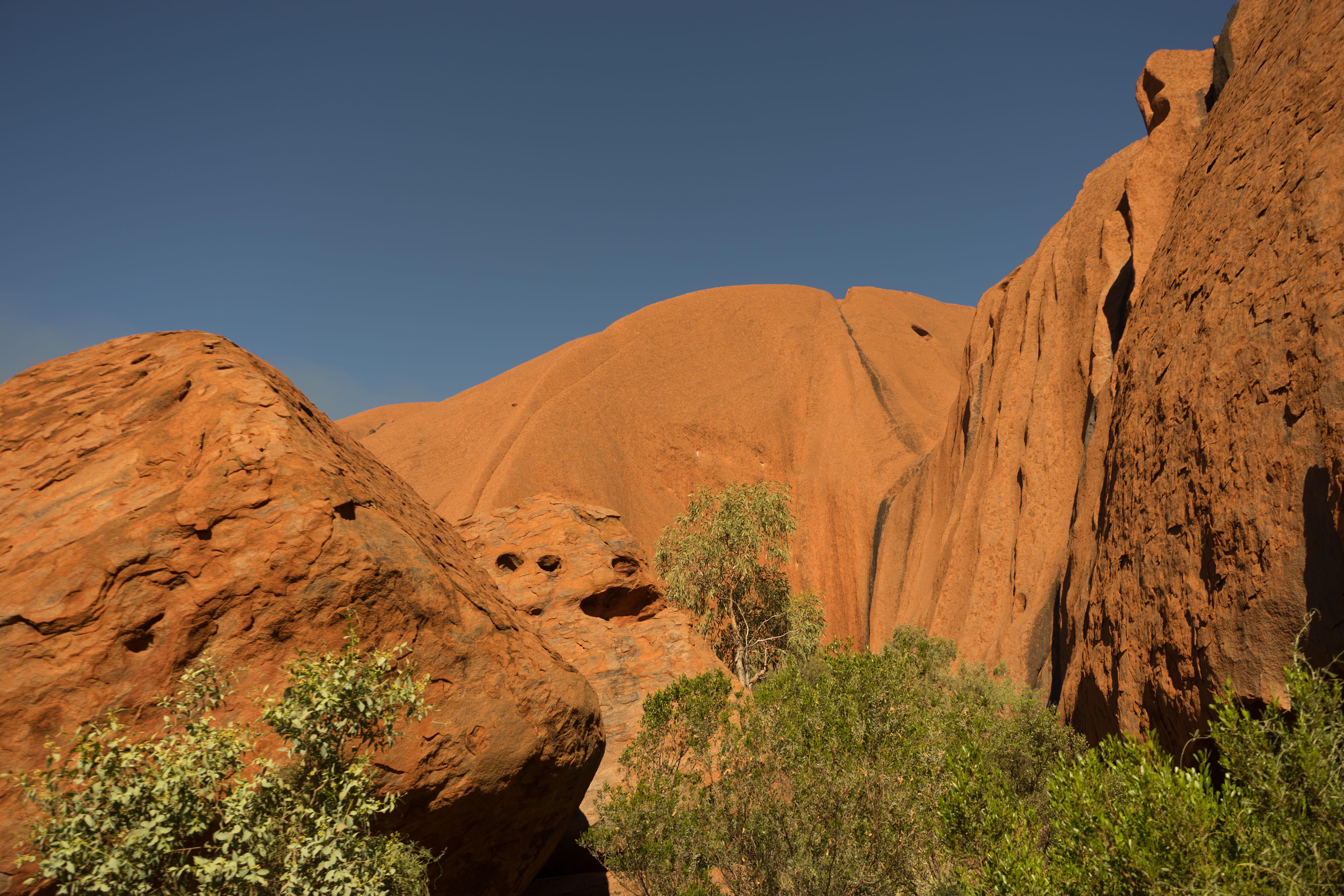 outdoors, non-urban scene, land, semi-arid, climate, solid, rock, tranquil scene, plant, 5K, clear sky, landscape, landmark, scenics - nature, rock - object, HD Wallpaper