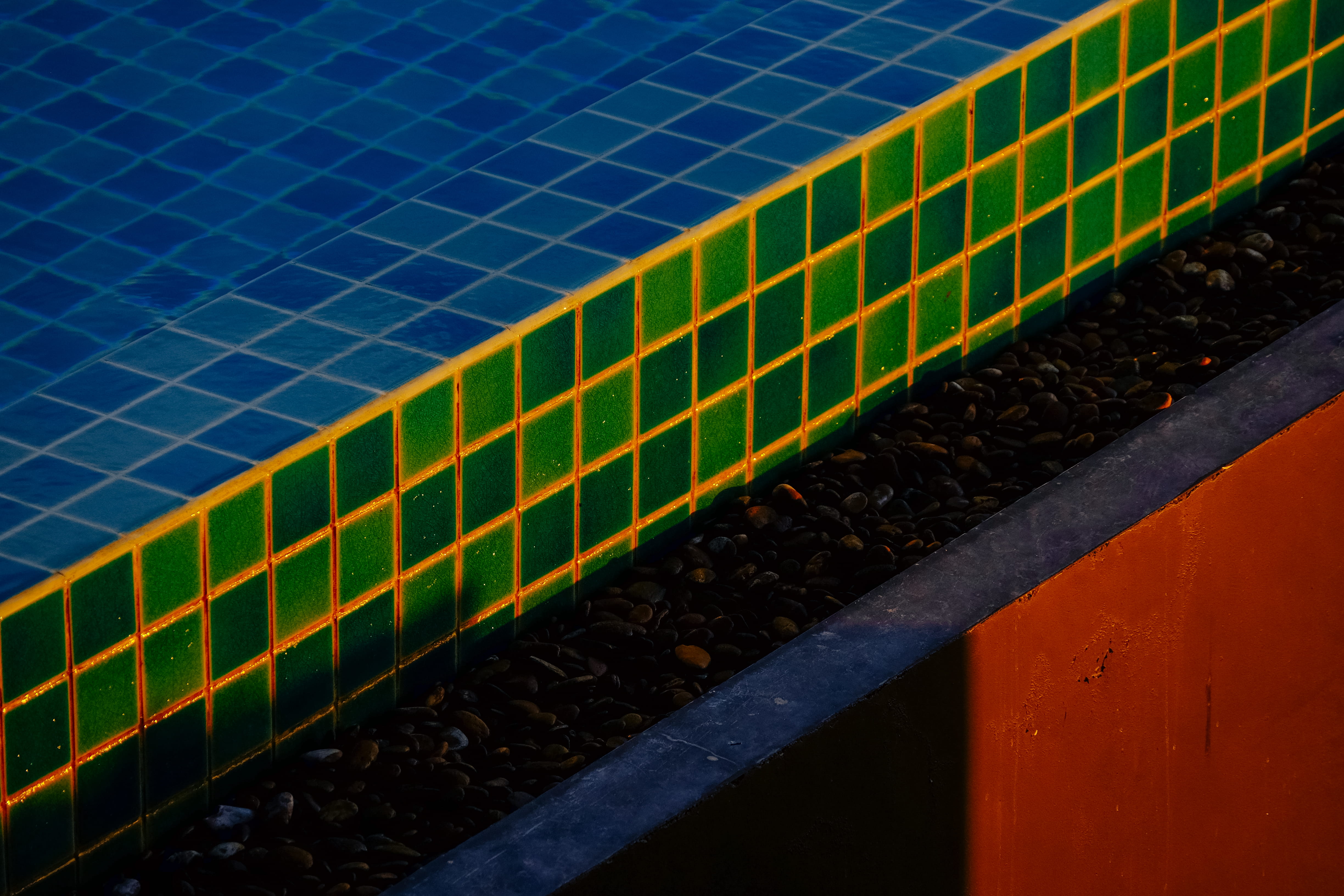 security, sunset, thailand, railing, metal, fence, pool, 4K, outdoors, architecture, protection, high angle view, boundary, nature, land, green color, HD Wallpaper