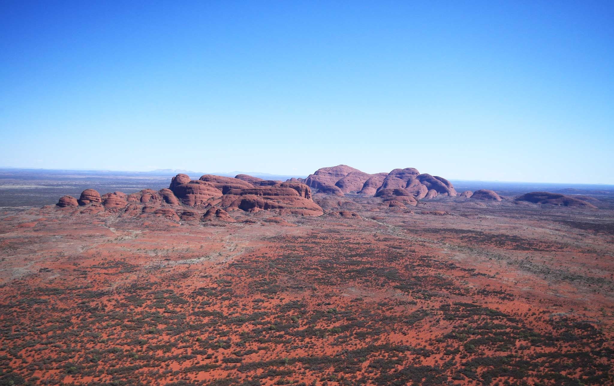 environment, sky, outback, rock - Object, 1080P, uSA, beauty in nature, eroded, stone - Object, landscape, nature, kata tjuta, formation, mountain, arid climate, HD Wallpaper