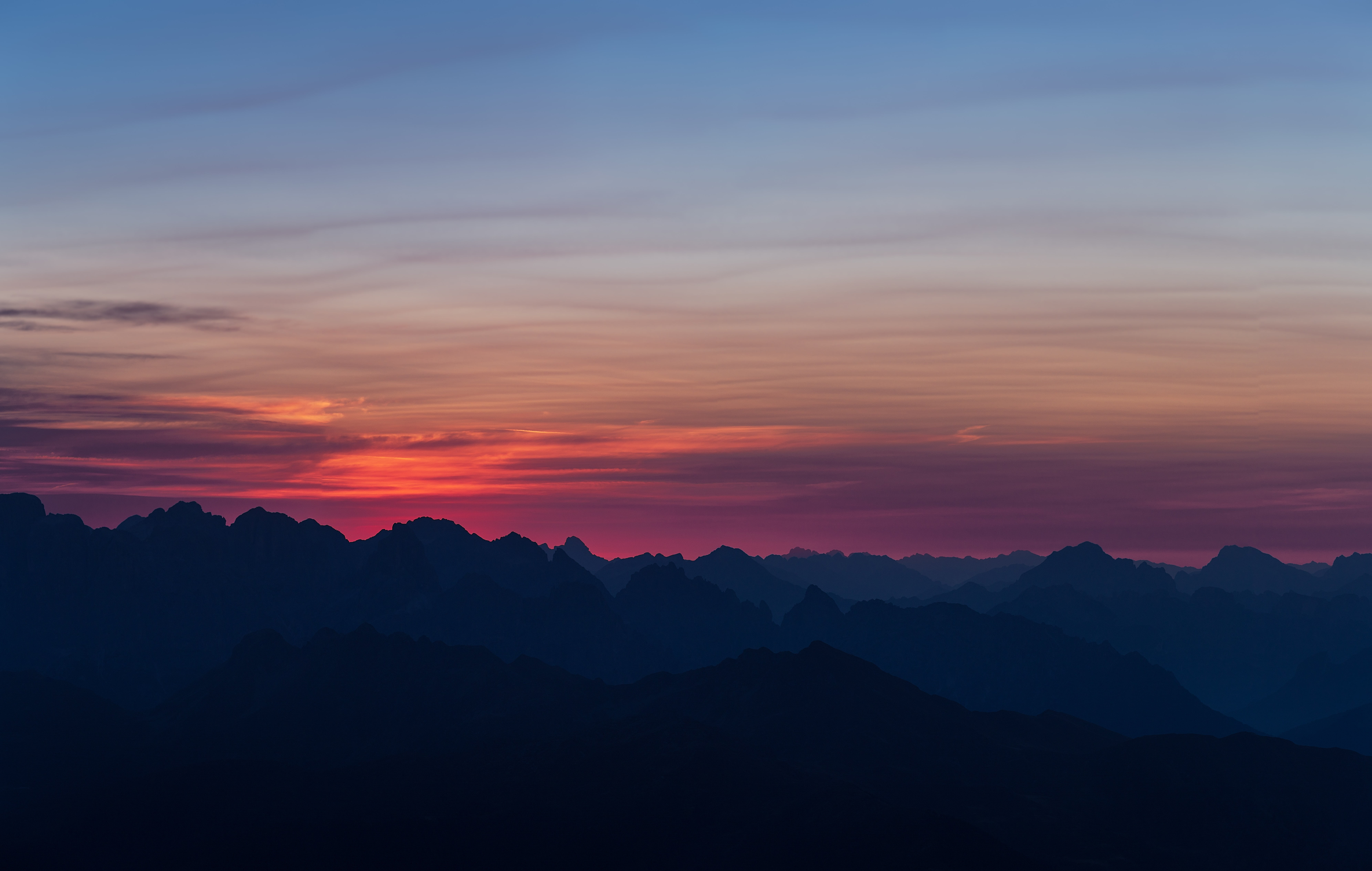 majestic, summer, scenics - nature, blue, mountains, sunlight, landscape, china - East Asia, horizon, 8K, mountain, scenics, tranquil scene, beauty In Nature, HD Wallpaper