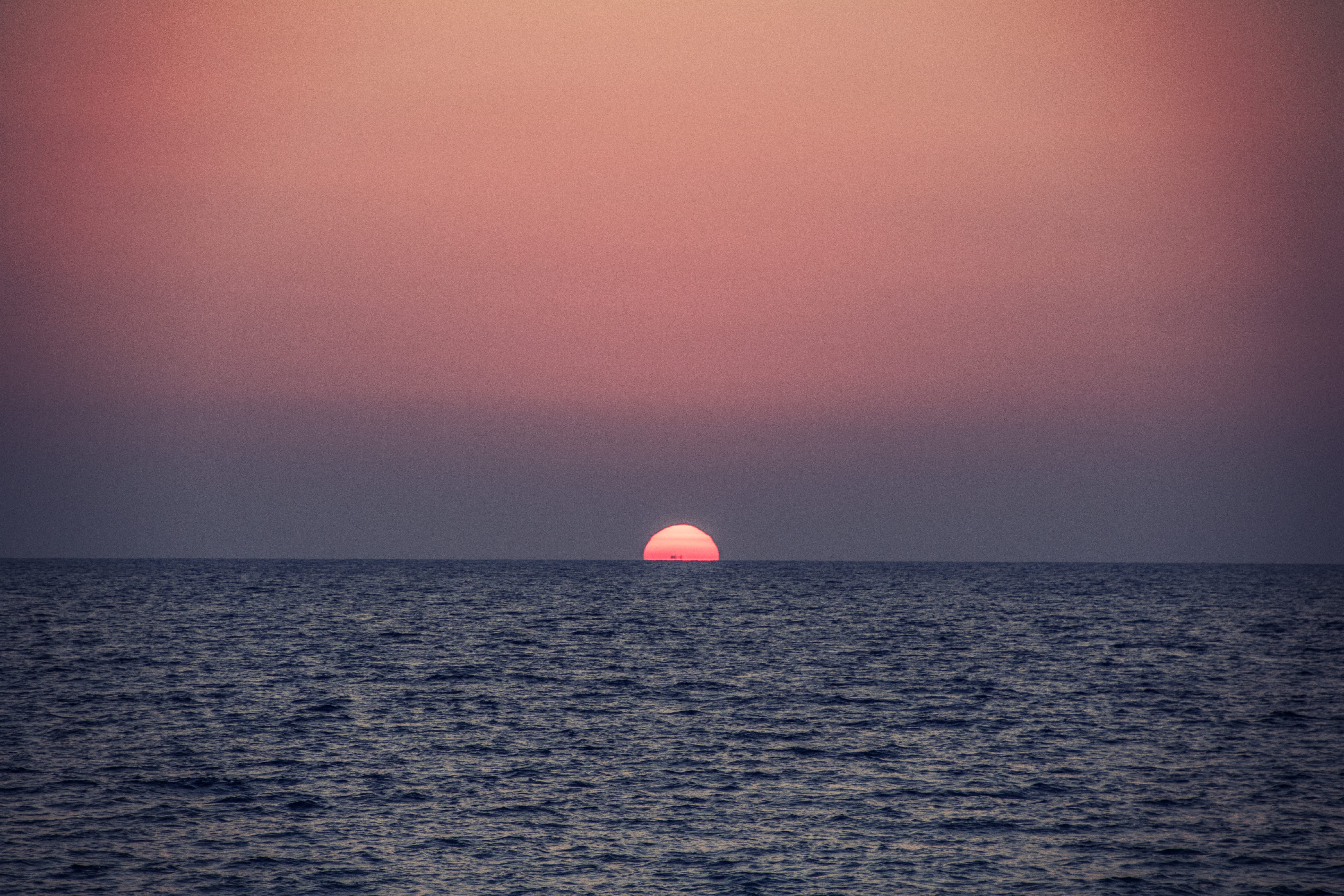 no people, dawn, dramatic sky, sunrise, water, sunlight, thailand, andaman sea, ko lanta, red sky, sky, andaman, idyllic, horizon over water, sun, tranquility, HD Wallpaper