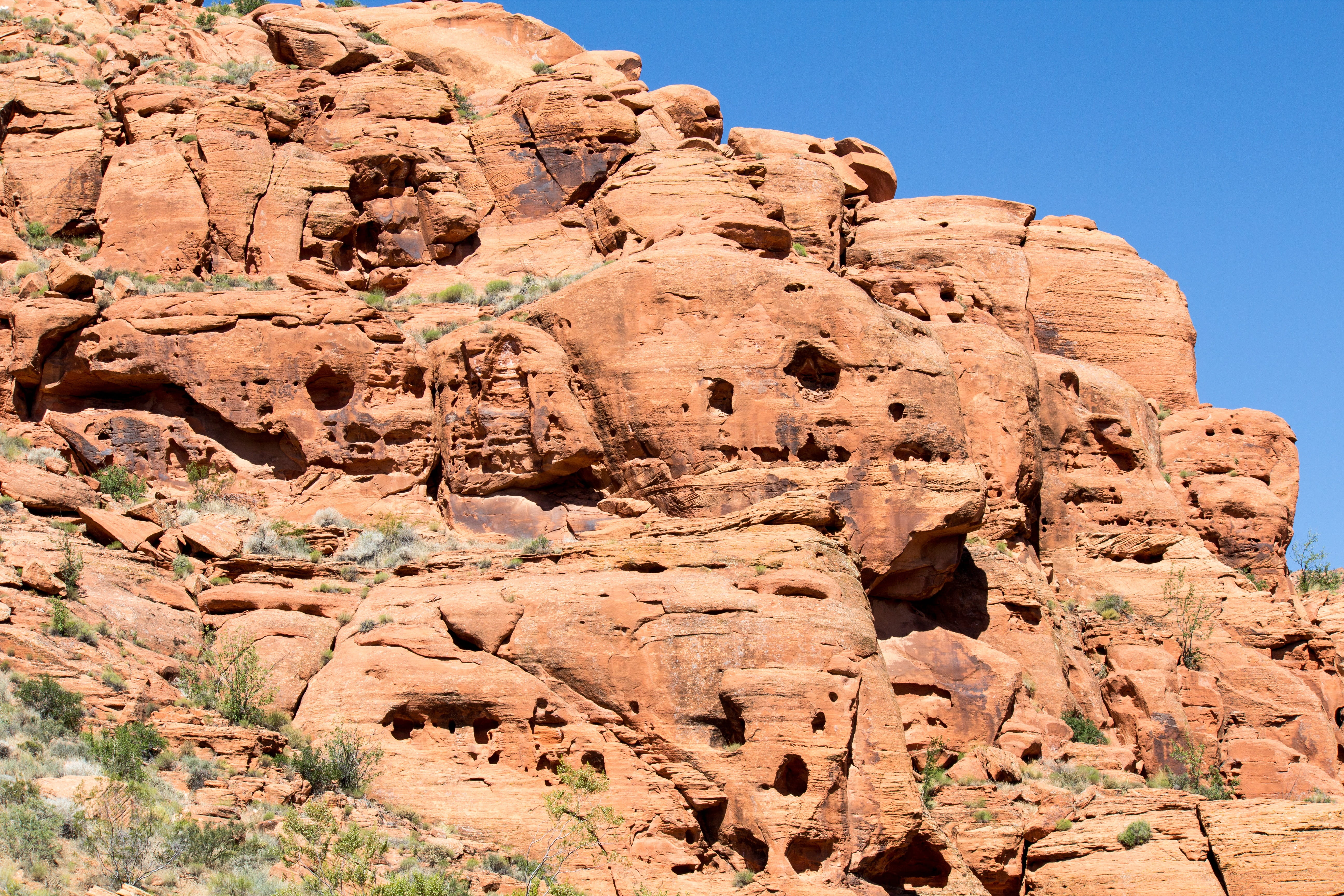 rugged, st george, nature, environment, Erosion, scenics, outdoor, arches, limestone, red, low angle view, climate, Sandstone, eroded, Water, contrast, HD Wallpaper