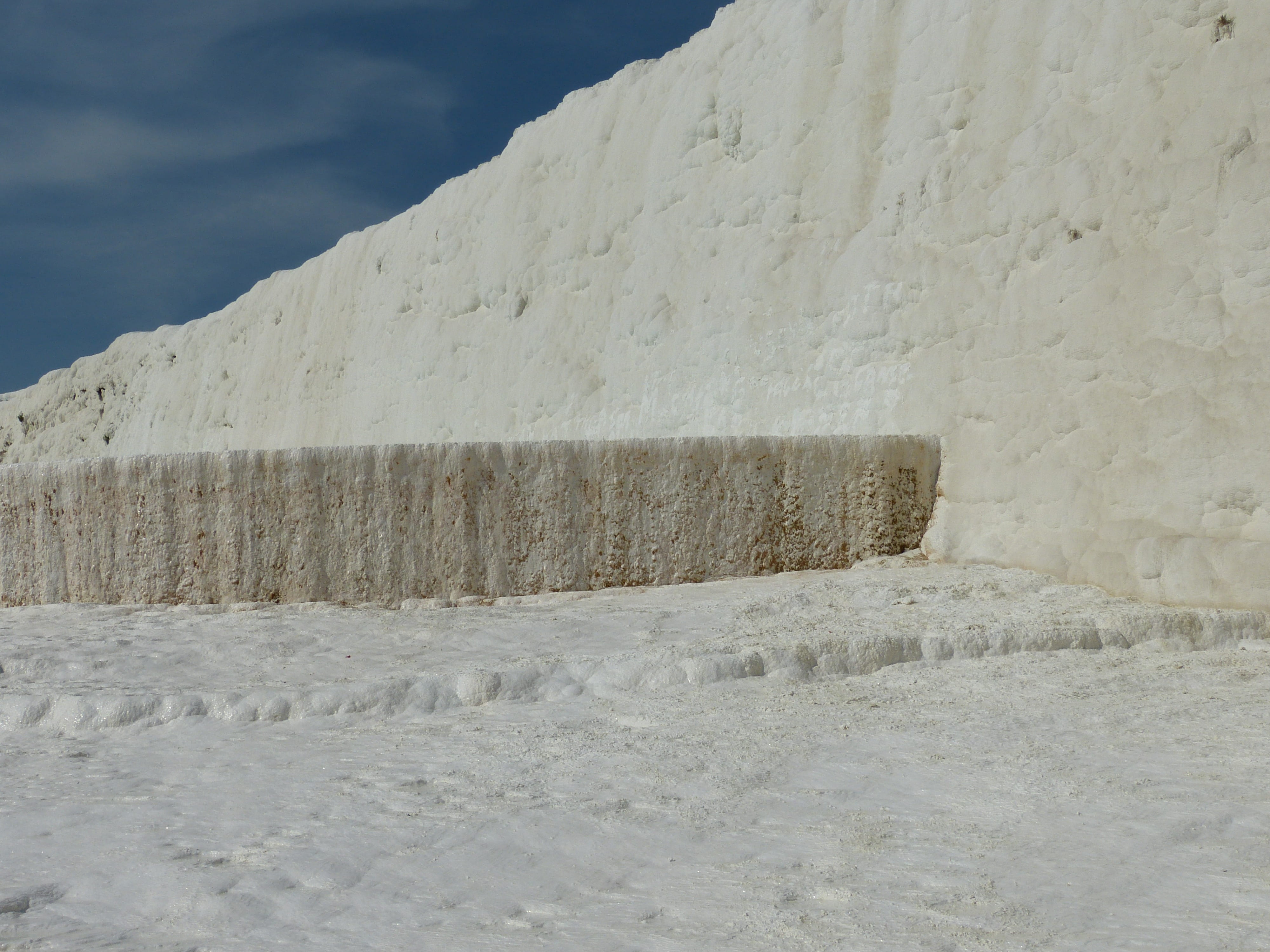 winter, water, steep, cloud - sky, turkey, landscape, archaeology, tranquil scene, history, travel destinations, limestone, no people, speleothems, snow, HD Wallpaper