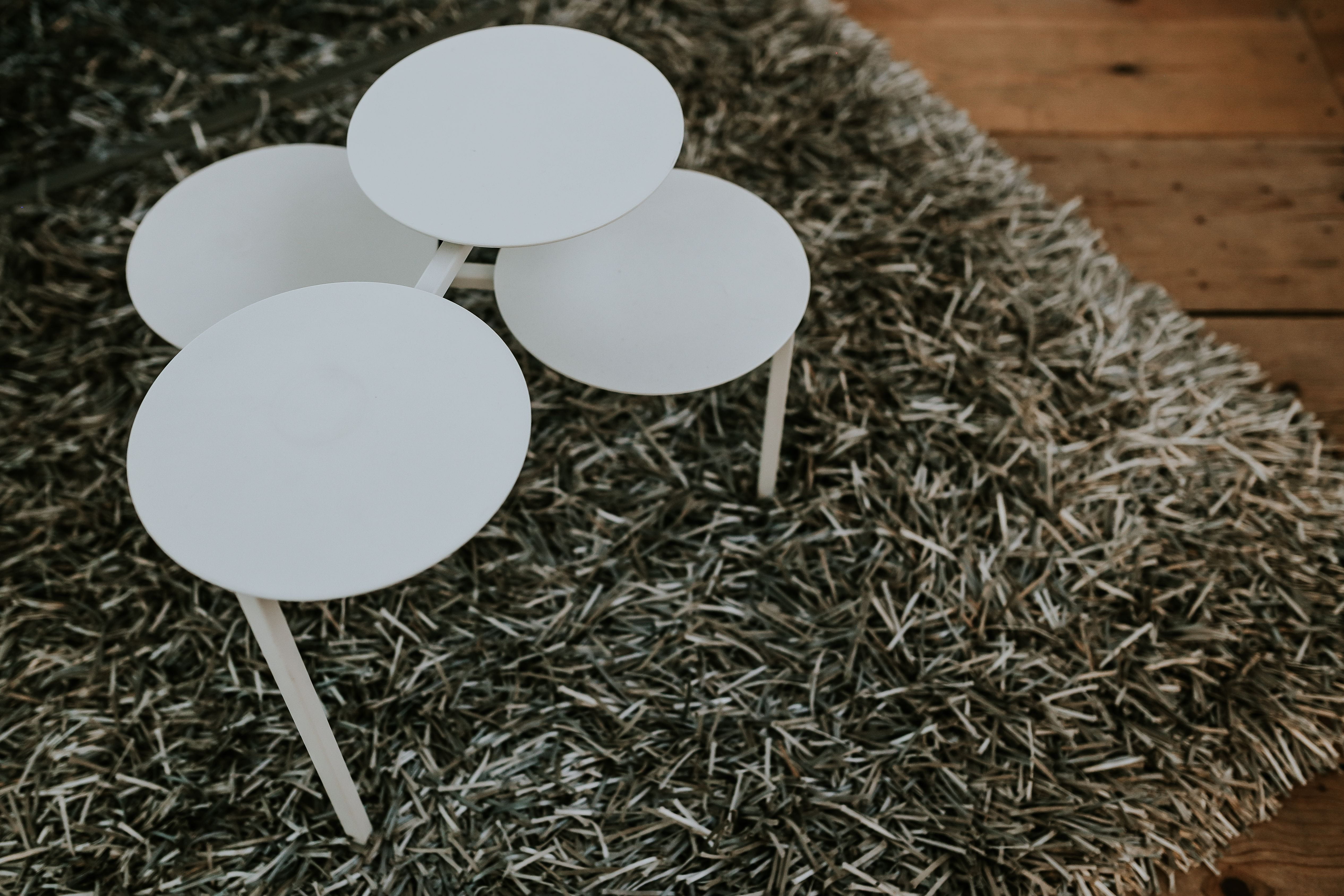 wood - material, plate, white color, high angle view, crockery, art, chair, no People, food, preparation, design, designer, 4K, nature, still life, tables, HD Wallpaper