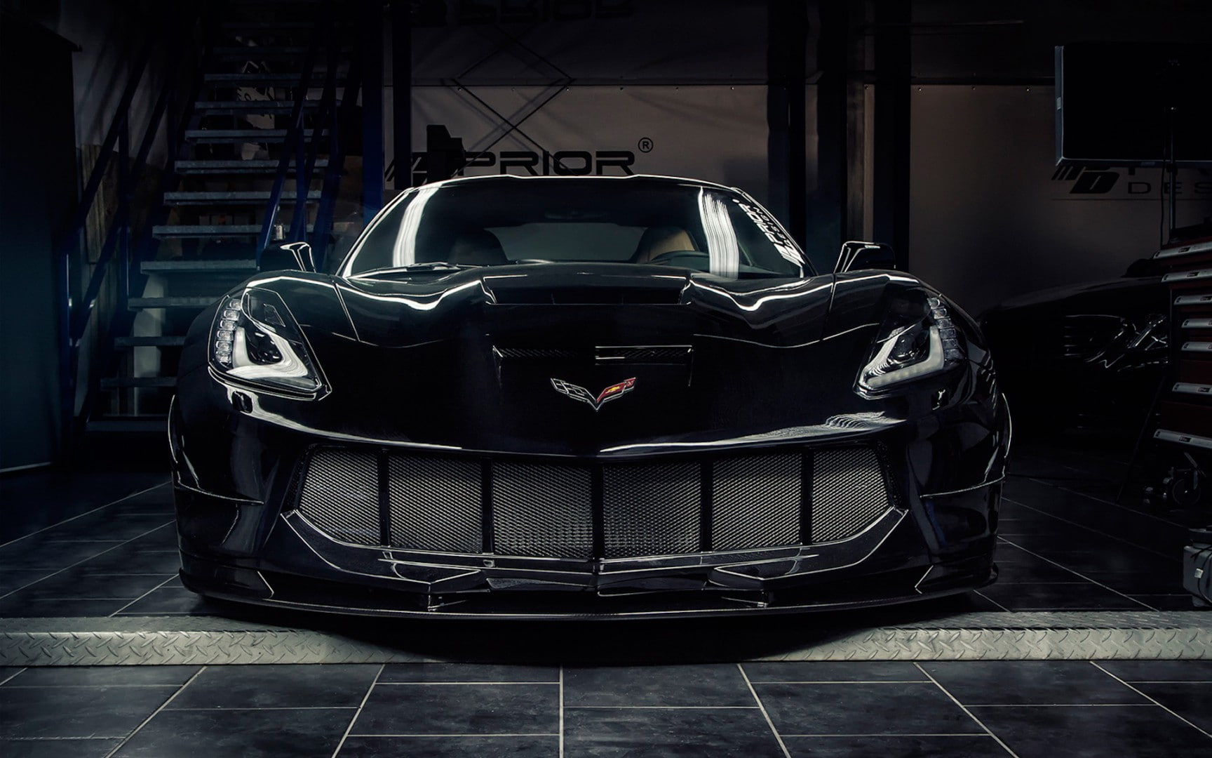 pdr700, corvette, 2015, chevrolet, car, stingray, pdr, prior, hd, design, 720P, HD Wallpaper