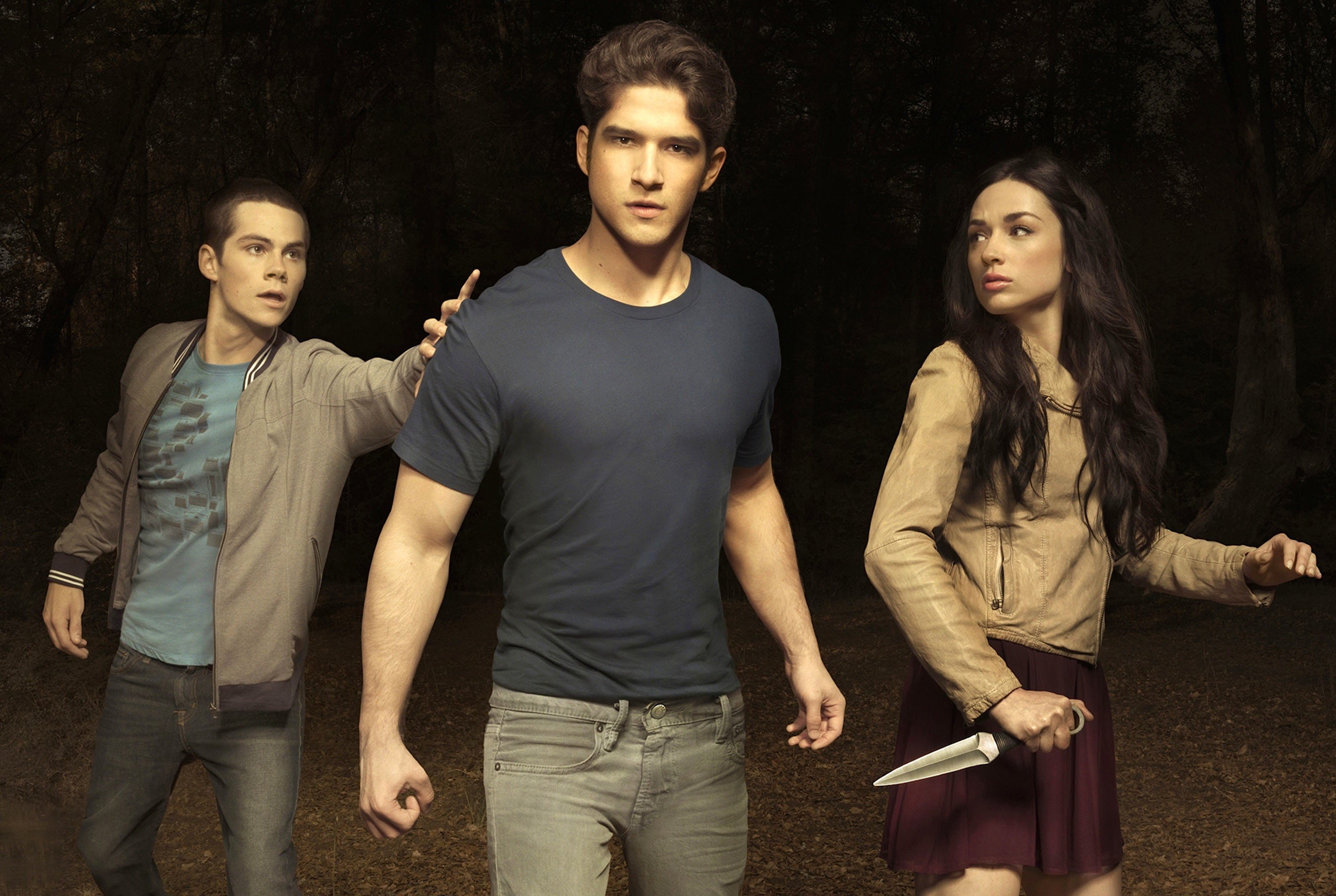 werewolf, teen, series, dark, wolf, 2K, comedy, horror, drama, HD Wallpaper