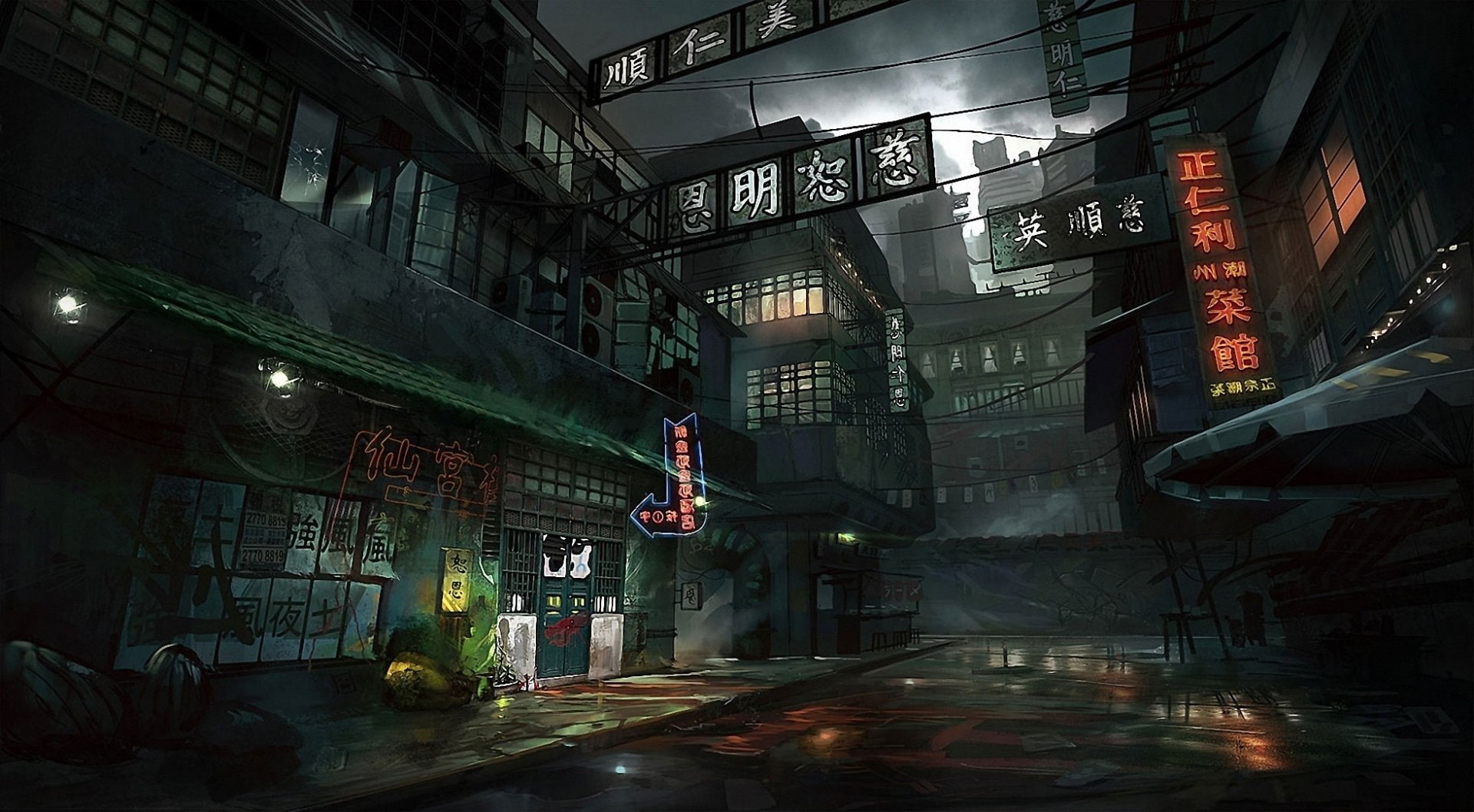 Artistic, Werewolf, Dark, Oriental, 1080P, HD Wallpaper