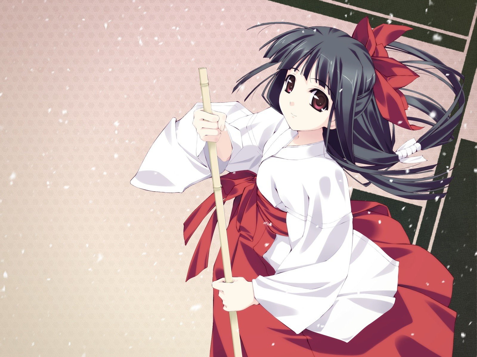 japanese, 720P, clothes, suigun, miko, murakami, HD Wallpaper