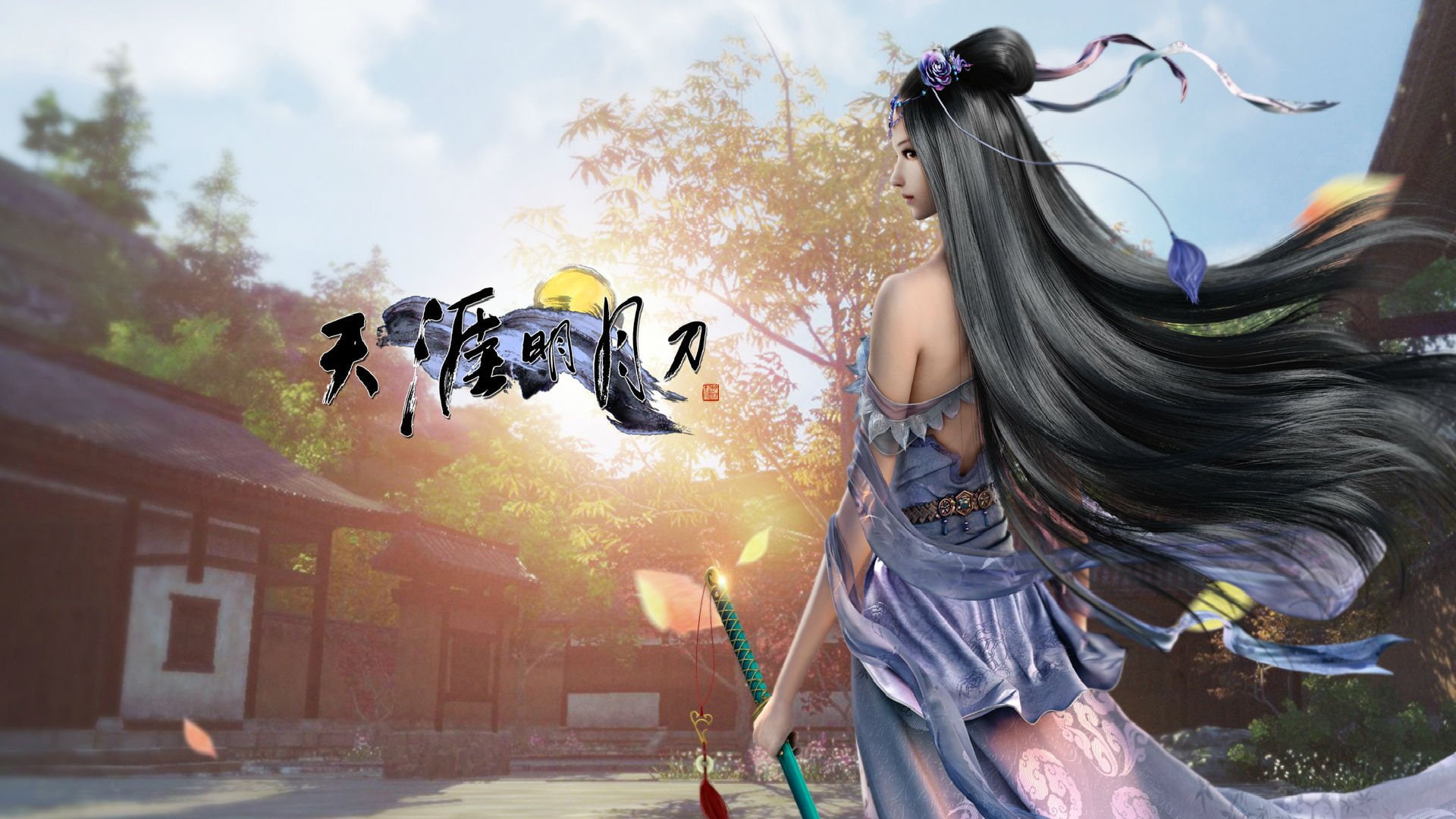 kung, samurai, mmo, Katana, rpg, Girls, 1080P, girl, Asian, poster, detail, warrior, Fighting, action, Tencent, blade, 1moonb, adventure, sword, fantasy, HD Wallpaper