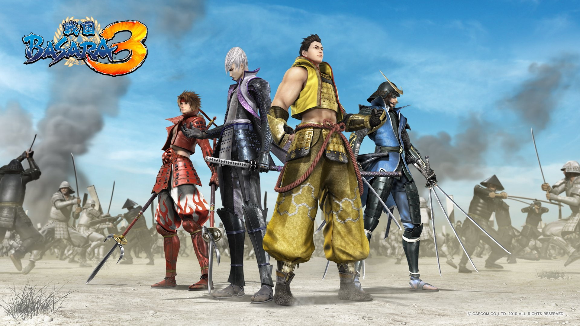 1080P, Anime, Sengoku Basara, HD Wallpaper