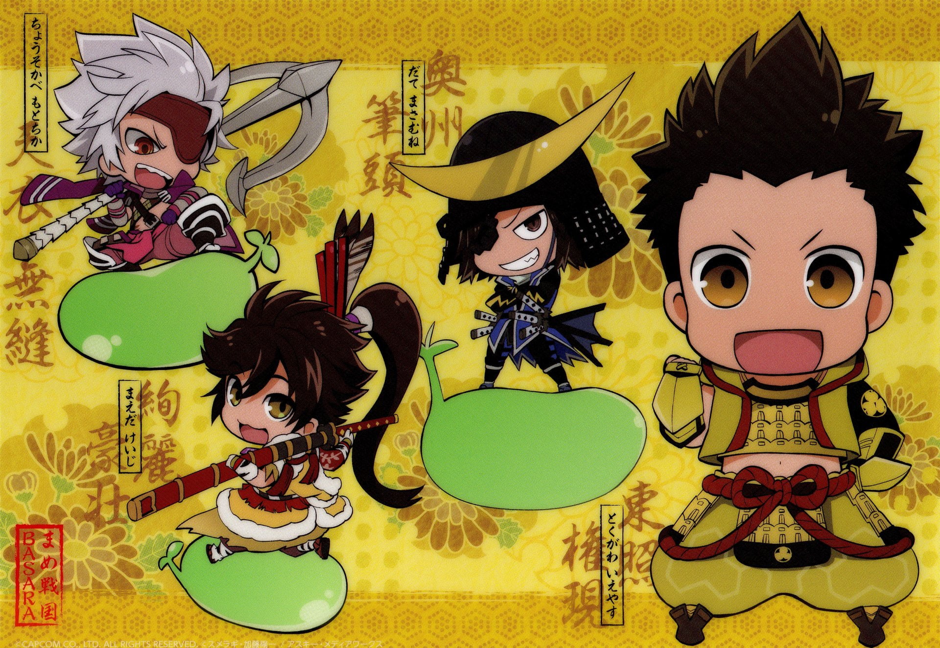 Anime, 1080P, Sengoku Basara, HD Wallpaper