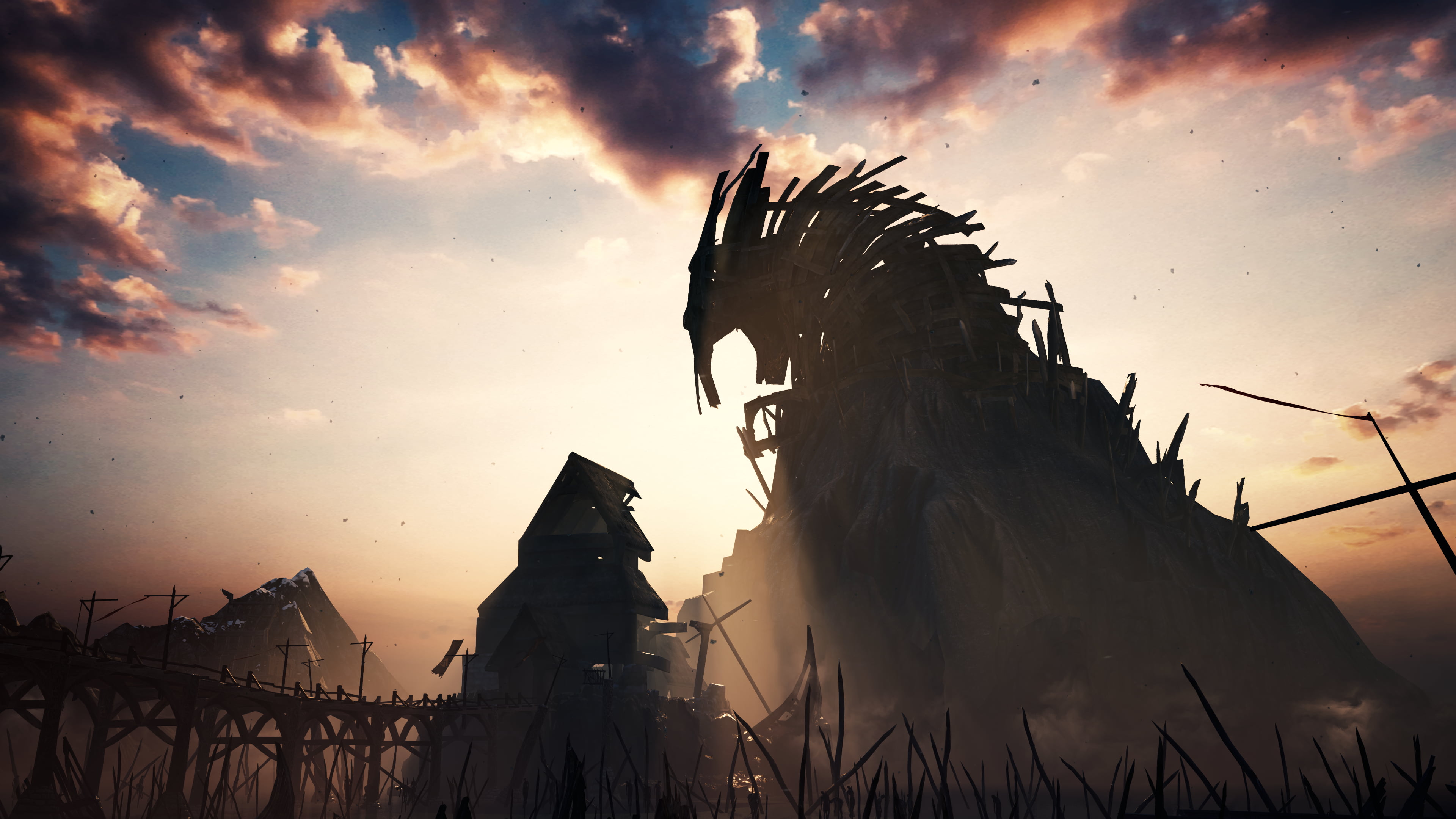 Video Game Landscape, Hellblade: Senuas Sacrifice, screen shot, 4K, HD Wallpaper