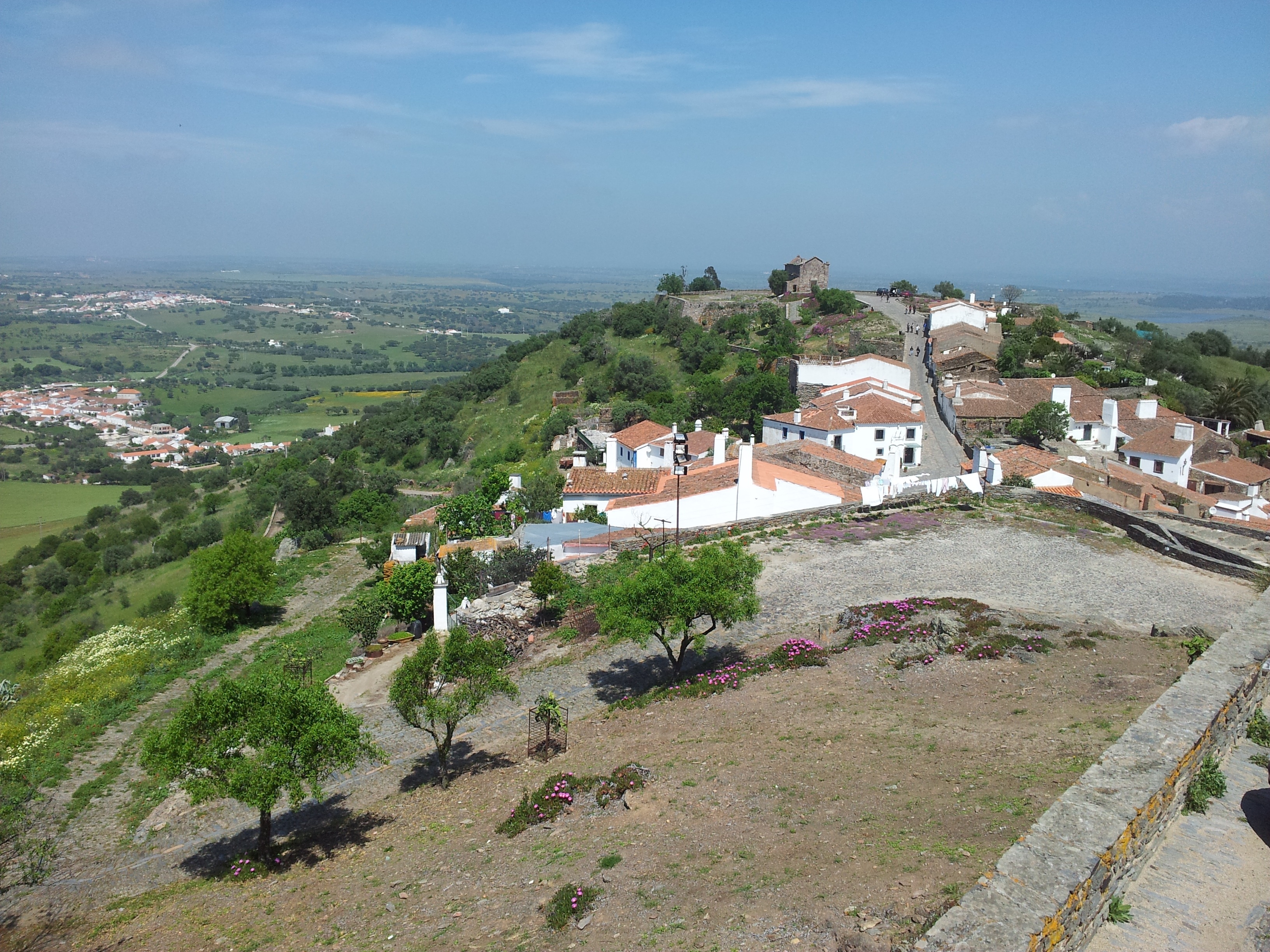 building exterior, traditional, road, town, day, high angle view, landscape, land, village, tree, 2K, no people, cottage, architecture, old, travel destinations, HD Wallpaper