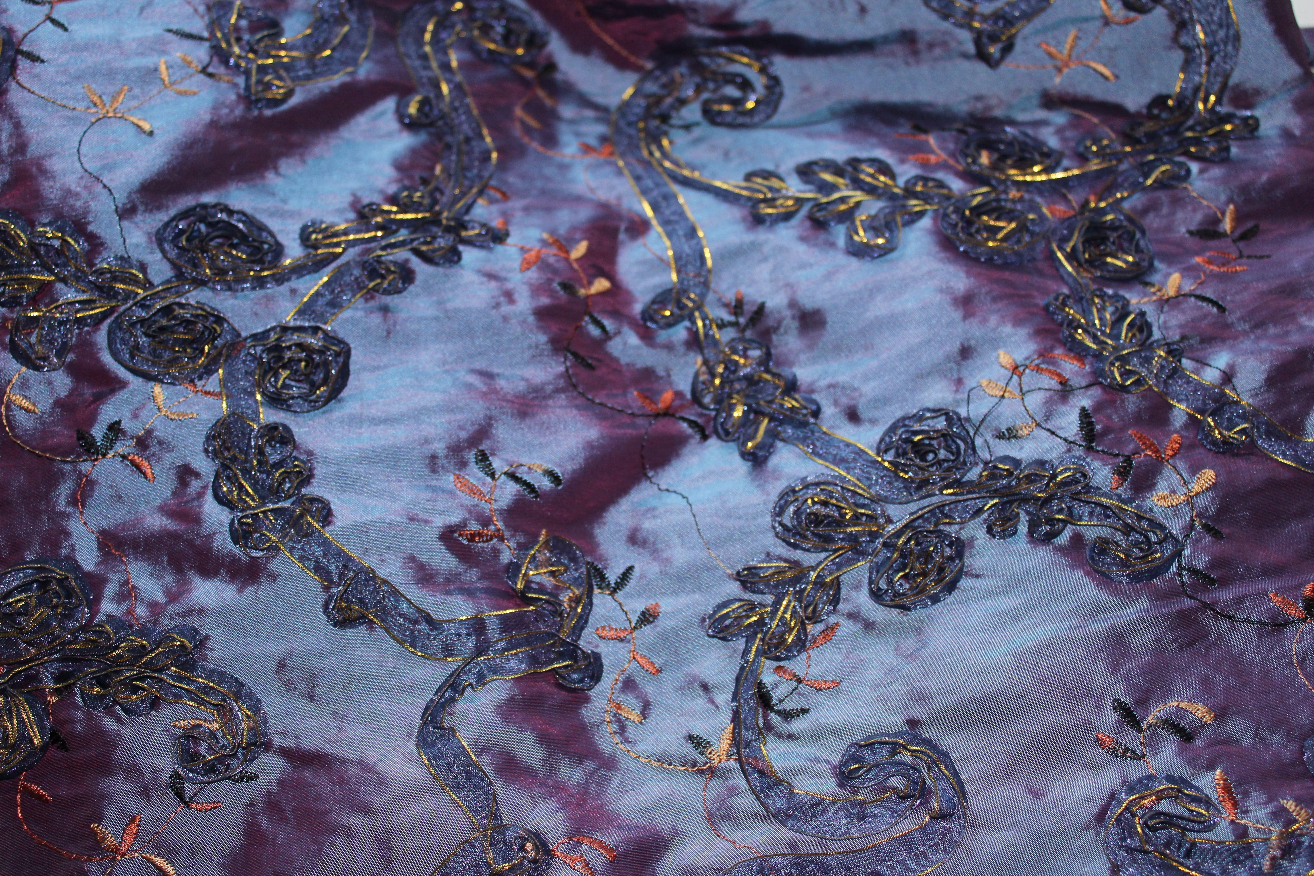floral pattern, no people, Textile, waterfront, textured, art and craft, outdoors, tissue, water, Fabric, rippled, Structure, nature, close-up, full frame, HD Wallpaper
