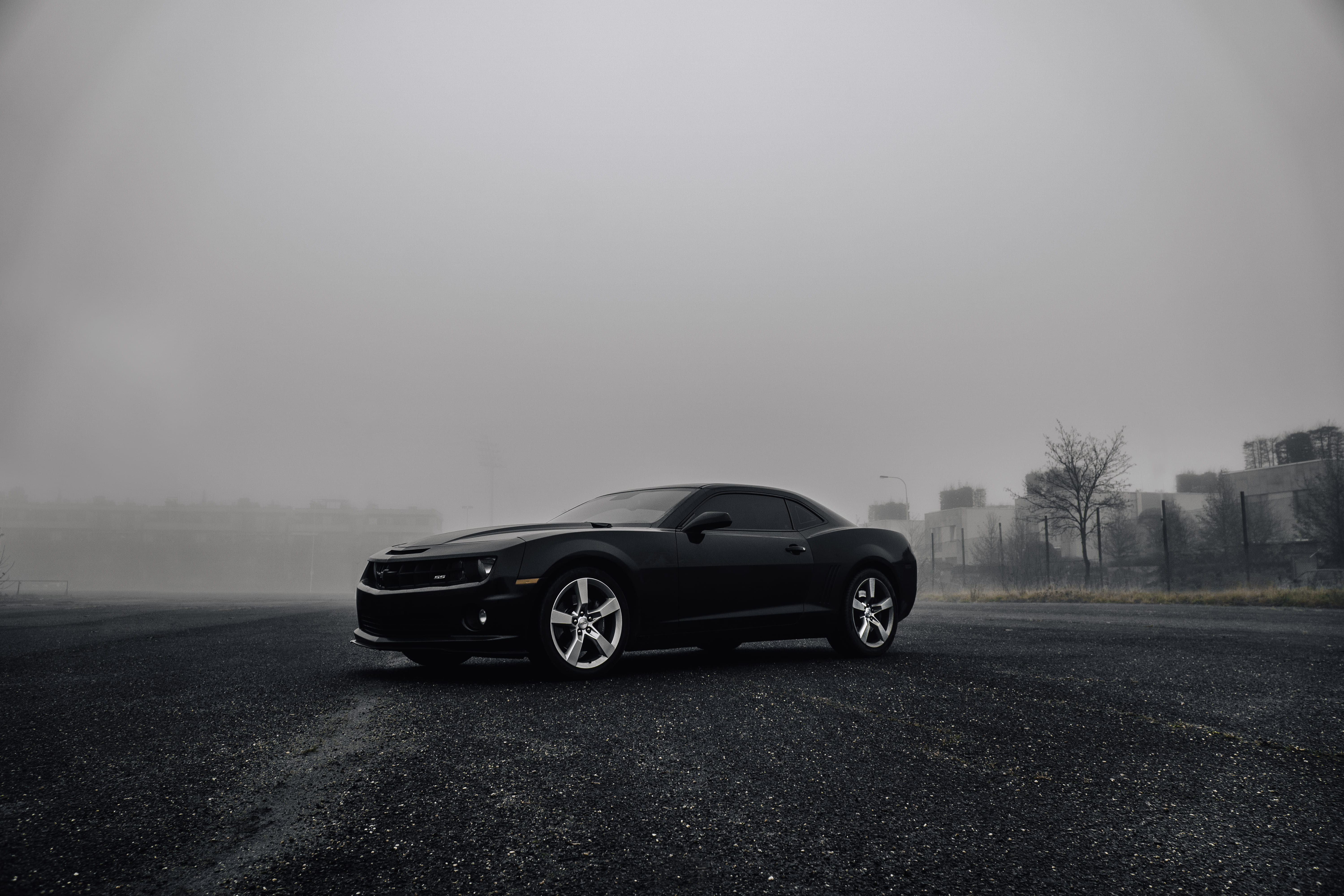 mode of transportation, nature, day, road trip, copy space, outdoors, foggy, stationary, motor vehicle, land vehicle, car, transportation, dodge, road, HD Wallpaper