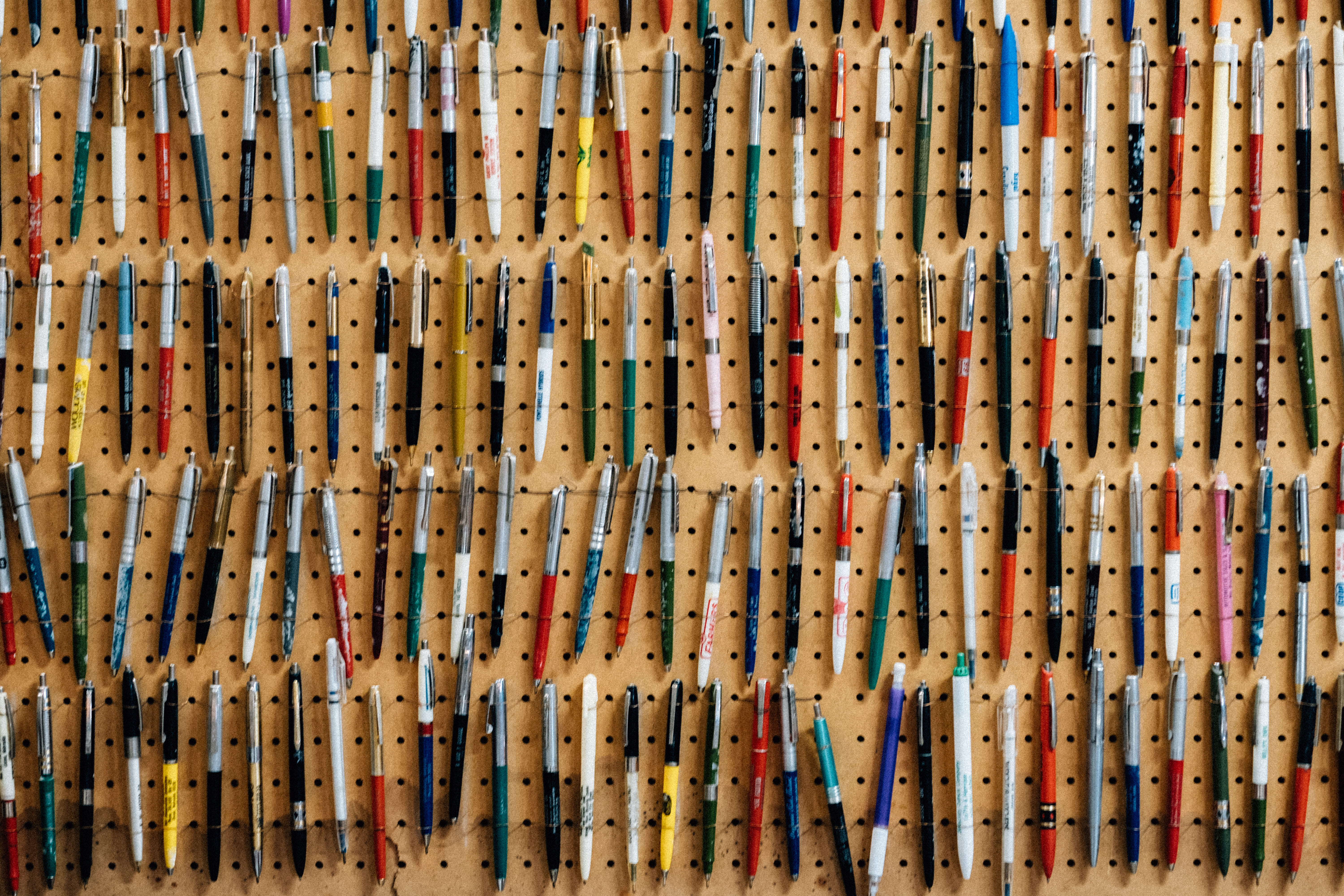 no people, close-up, communication, hand, in a row, organize, full frame, color, pattern, dot, brown, repetitive, orange color, wall, background, bamboo - material, HD Wallpaper