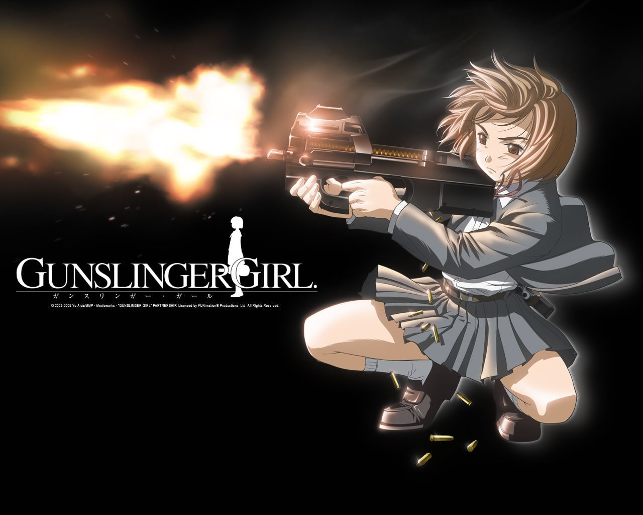 720P, Gunslinger Girl, Anime, HD Wallpaper